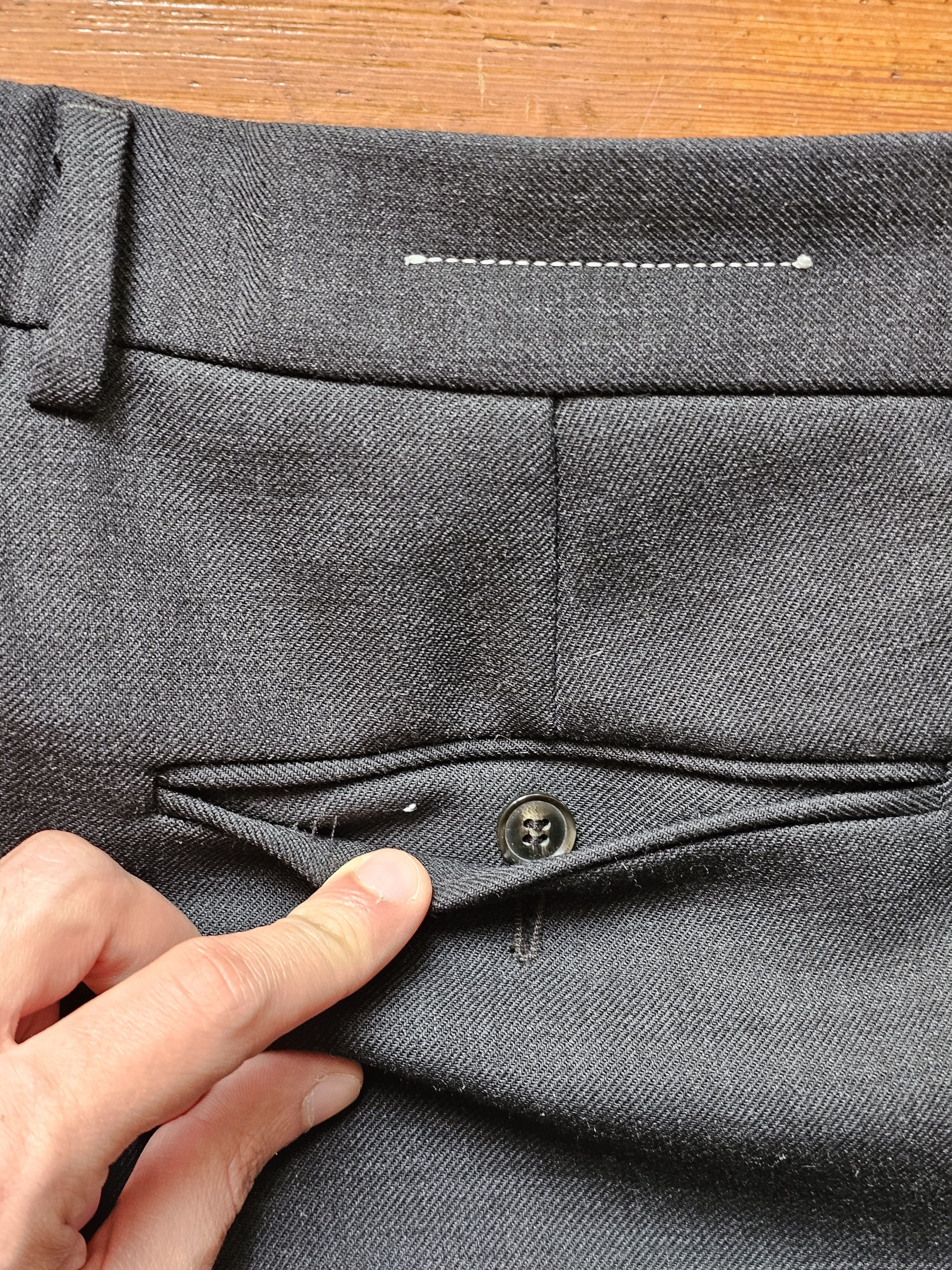 MM6 Margiela MM6 wool blend pants charcoal size 50, brand new Size US 34 / EU 50 - 3 Thumbnail