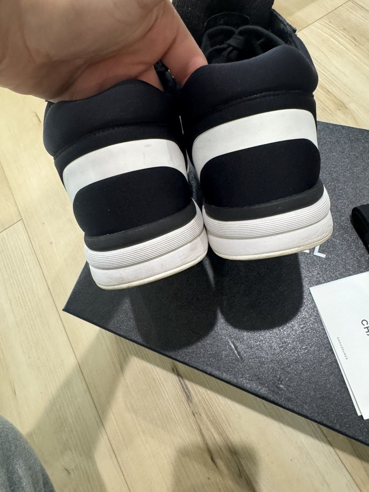 Chanel Chanel Sneakers Black/Yellow Size US 7.5 / EU 40-41 - 8 Thumbnail