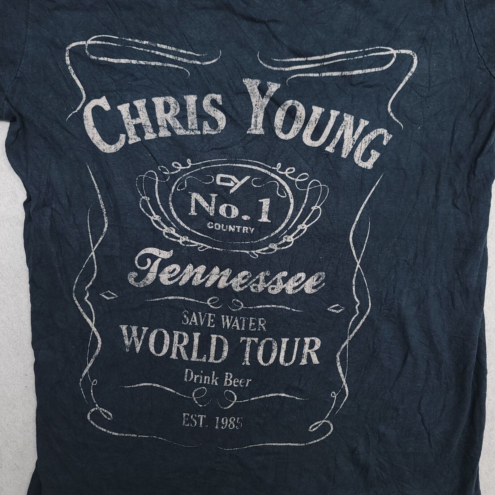 Gildan Chris Young Gildan Short Sleeve T Shirt Womens Size S Black Size S / US 4 / IT 40 - 3 Thumbnail