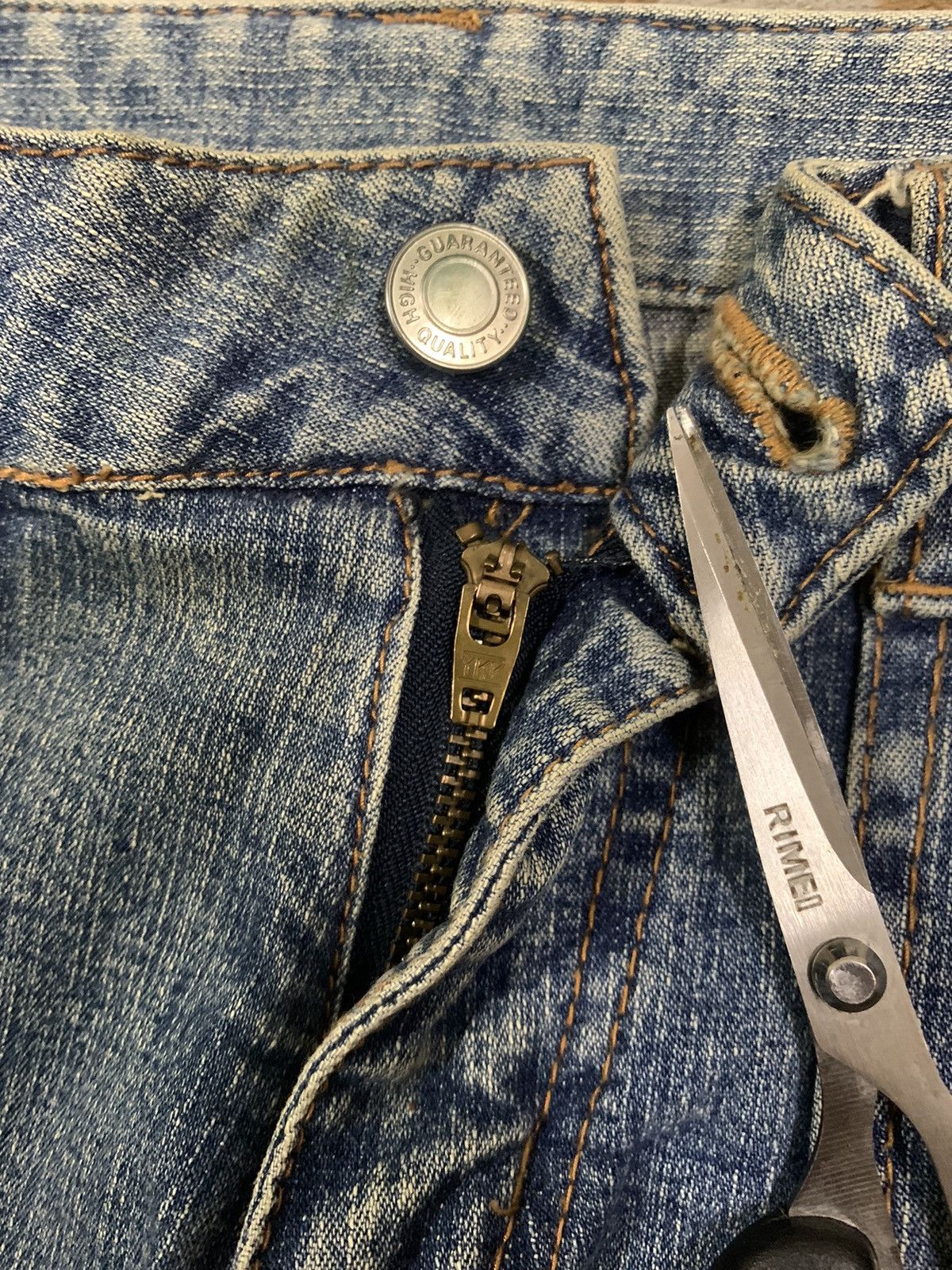 Hysteric Glamour Vintage Japanese Brand Mud Wash Low Rise Flare Bush Jeans Size US 29 - 4 Thumbnail