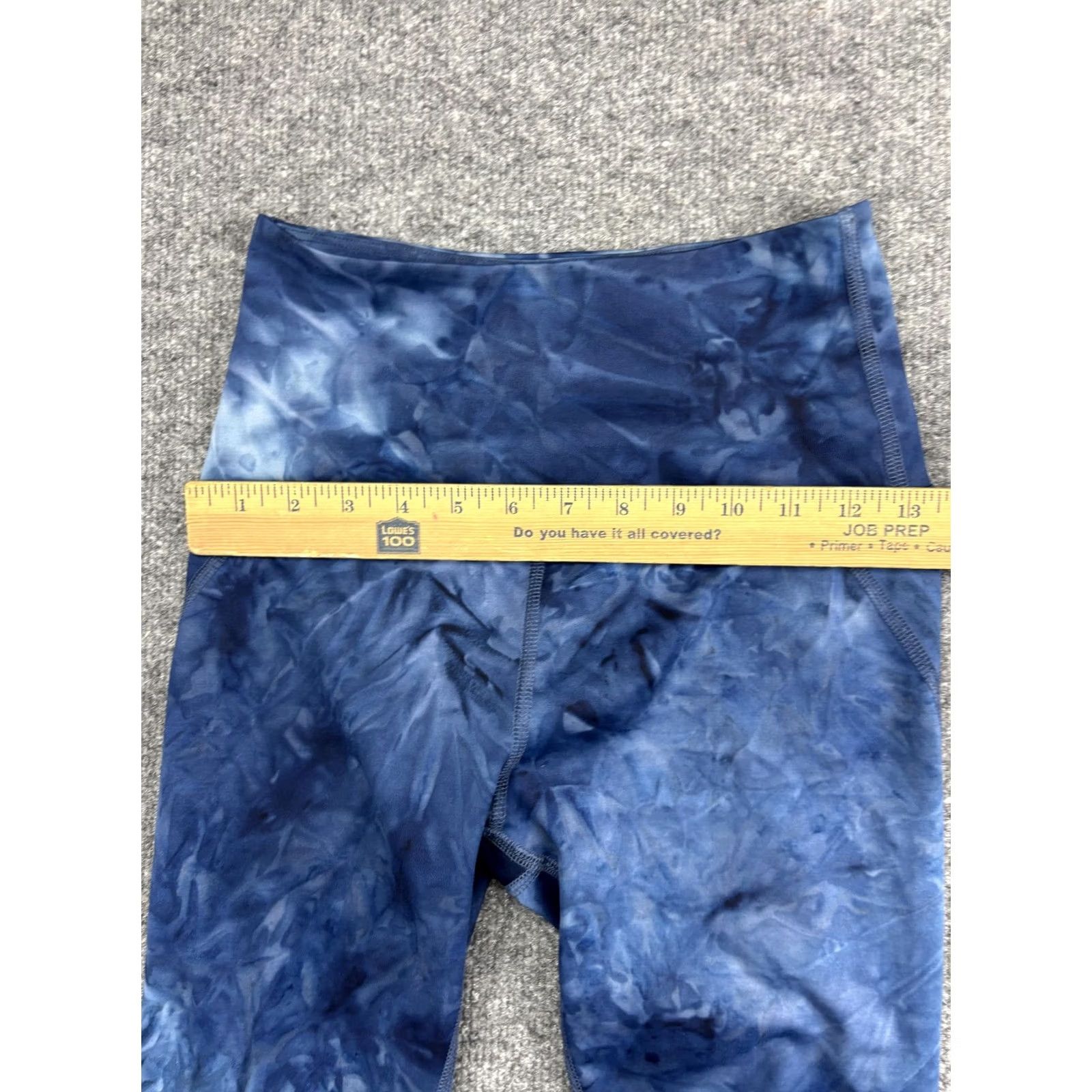 Beyond Yoga Beyond Yoga Leggings Womens S Blue Tie Dye High Rise Ankle Yoga Pants Made USA Size 28" / US 6 / IT 42 - 3 Thumbnail