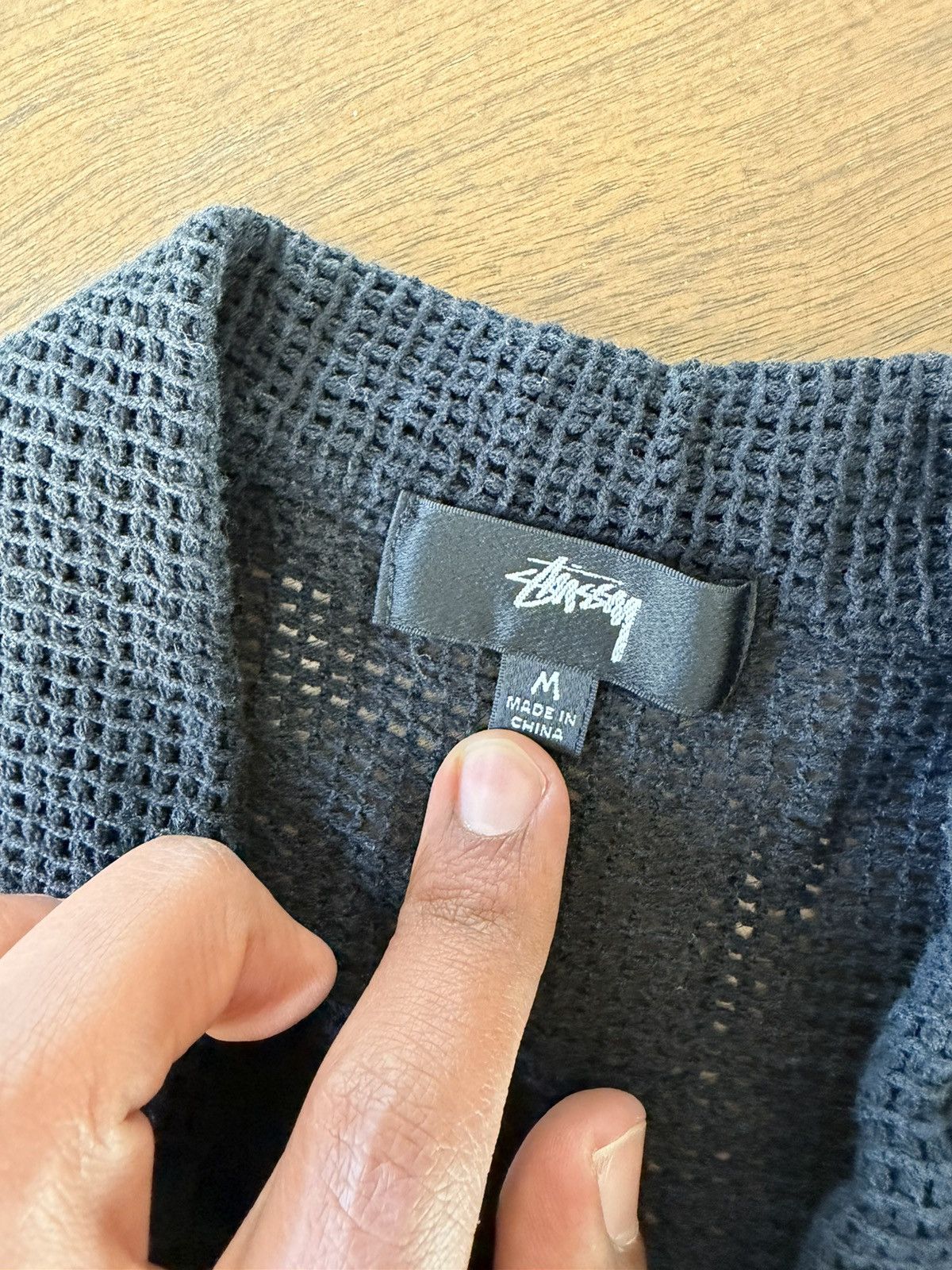 Stussy Stussy mesh cotton zip Size US M / EU 48-50 / 2 - 4 Thumbnail