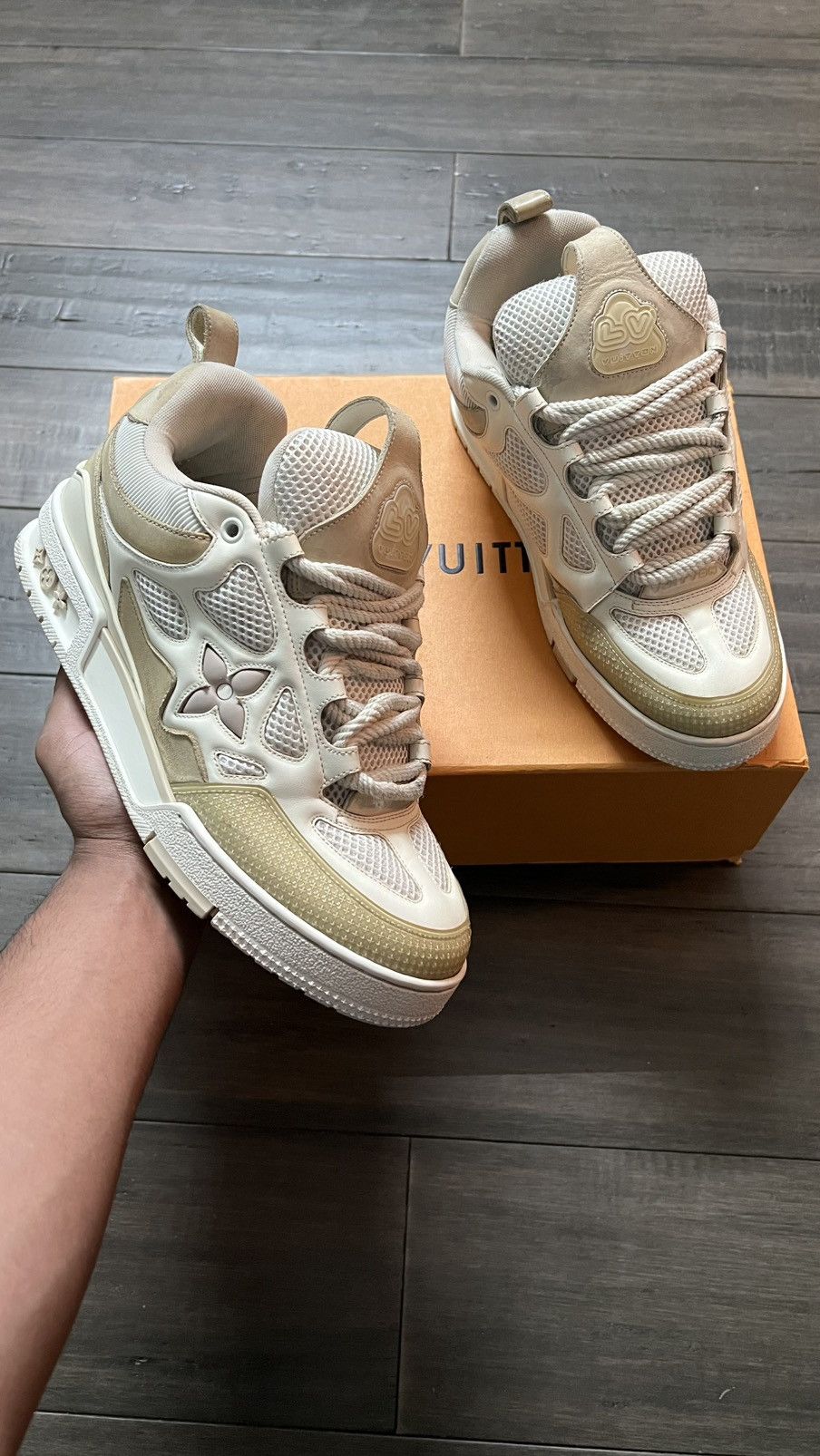 Louis Vuitton Louis Vuitton Beige Skates Size US 8 / EU 41 - 1 Thumbnail
