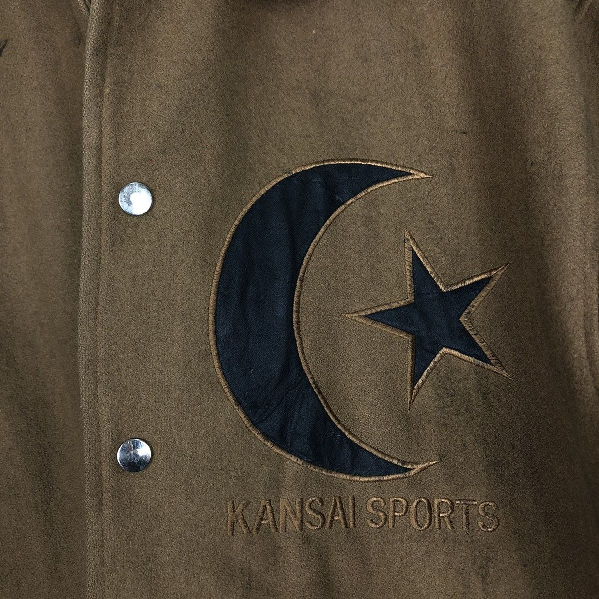Kansai Yamamoto 🔥Rare Vintage Wool Jacket Kansai Sports Japan Big Logo Size US M / EU 48-50 / 2 - 15 Thumbnail
