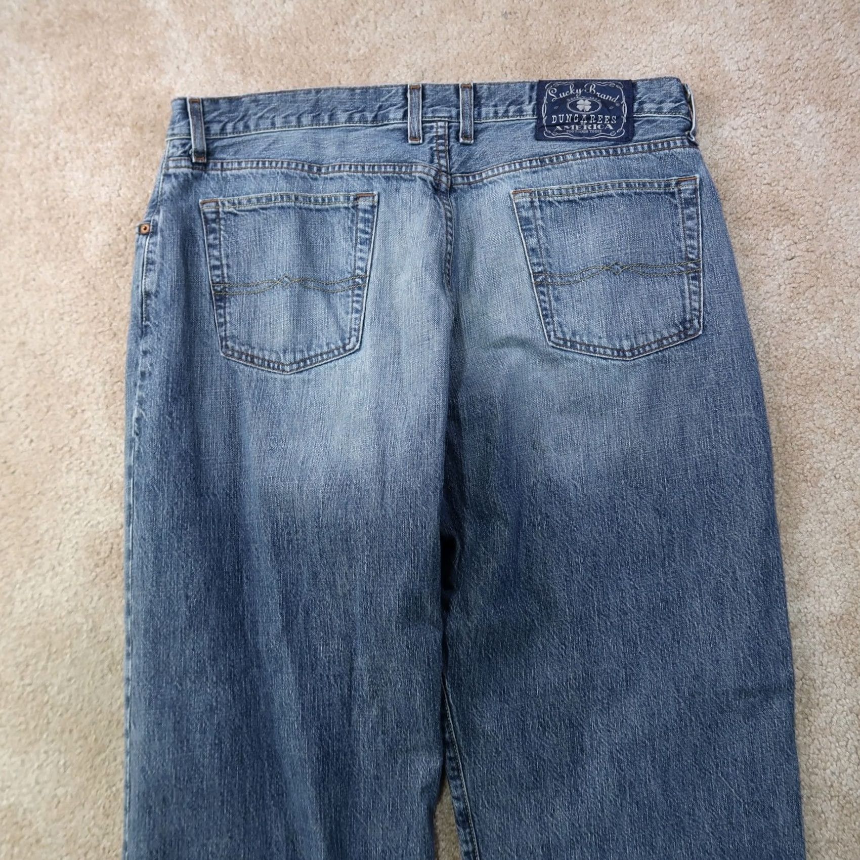Lucky Brand Lucky Brand Jeans Men 38x30 Denim Blue 5-Pocket Relaxed Loose Fit Vintage 90s Classic Shirt Size US 38 / EU 54 - 7 Thumbnail