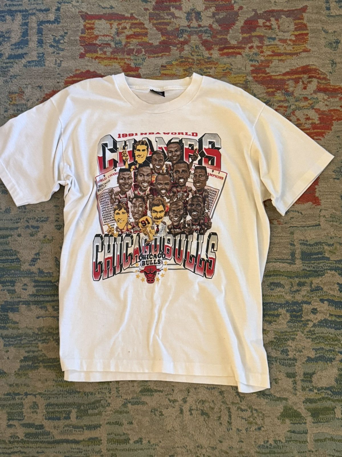 1991 Chicago Bulls Championship Tee