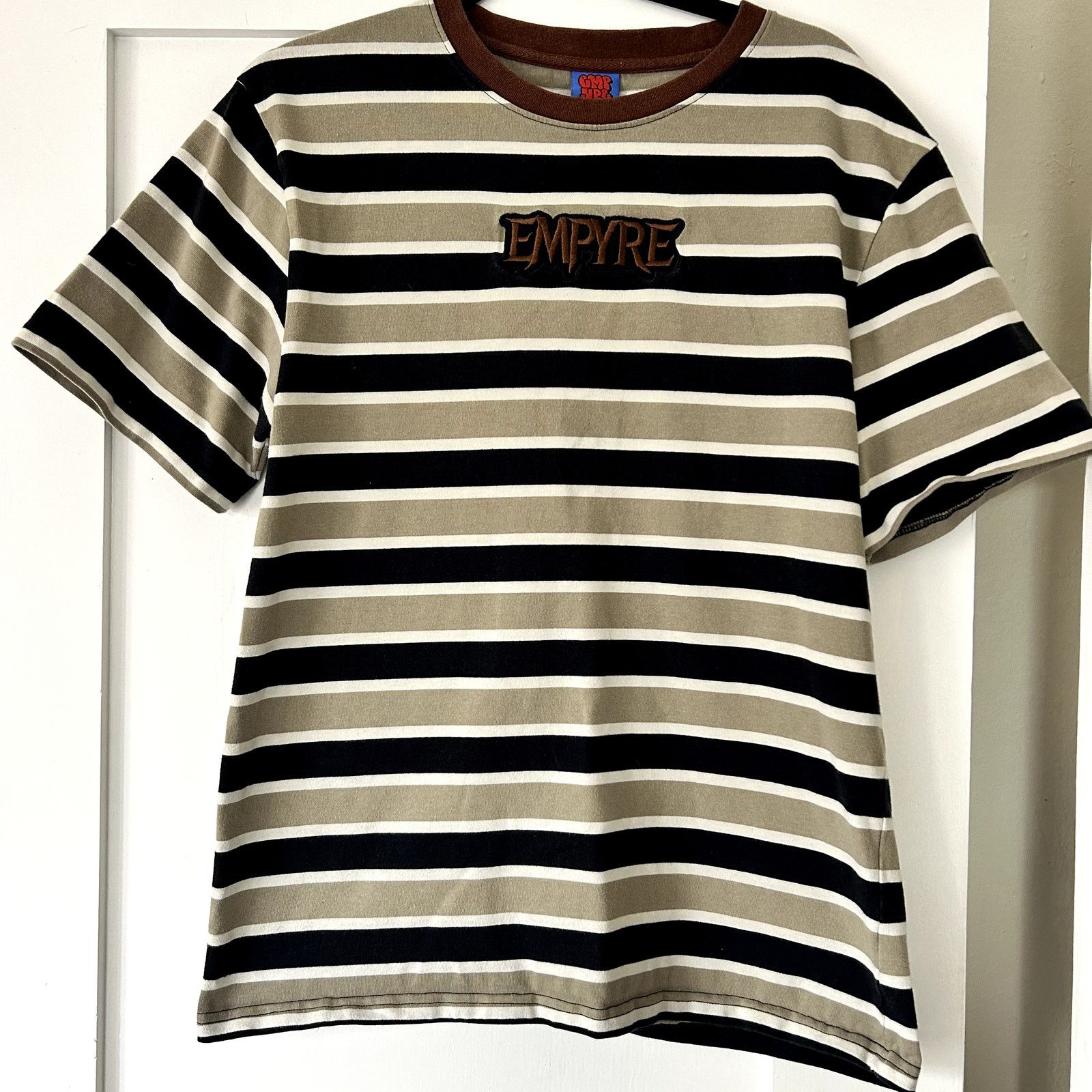 Empyre Empyre striped classic logo short sleeve shirt Size US L / EU 52-54 / 3 - 1 Thumbnail