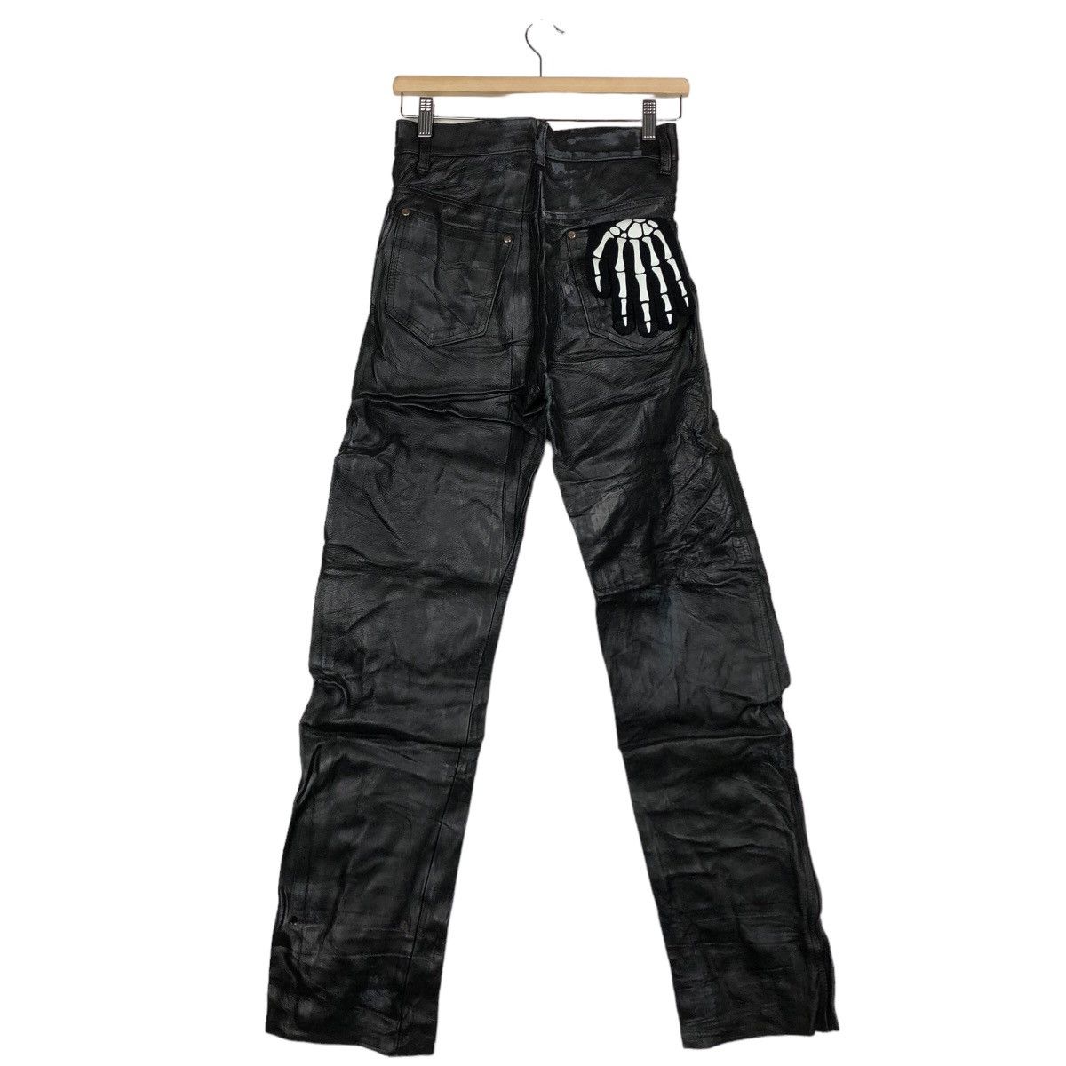 Genuine Leather 🔥Rare 90’s Genuine Leather Pants Racing Issey Miyake Japan Size US 28 / EU 44 - 7 Thumbnail