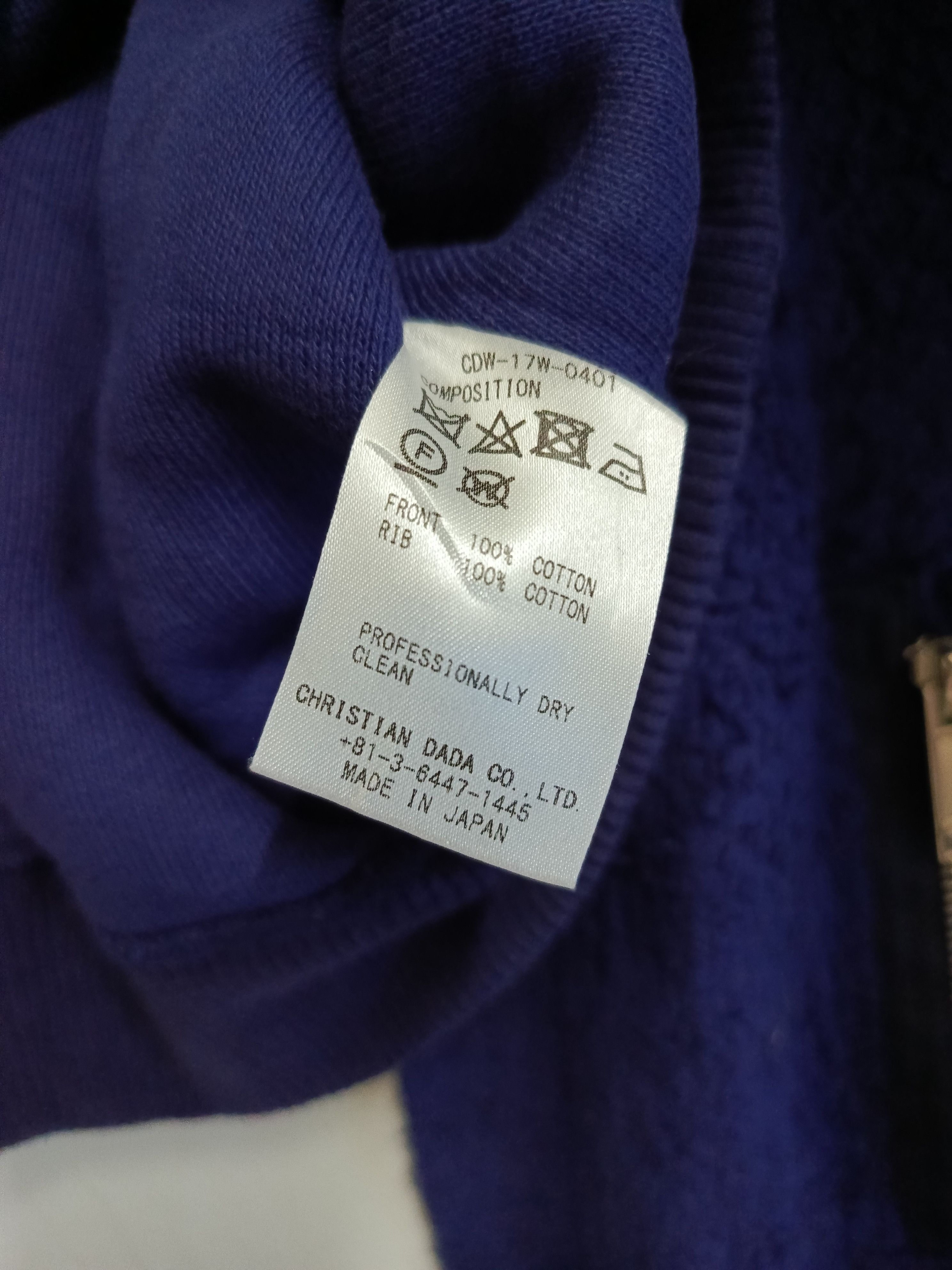 Christian Dada × Japanese Brand Christian Dada Fleece Sweater Size XS / US 0-2 / IT 36-38 - 10 Thumbnail