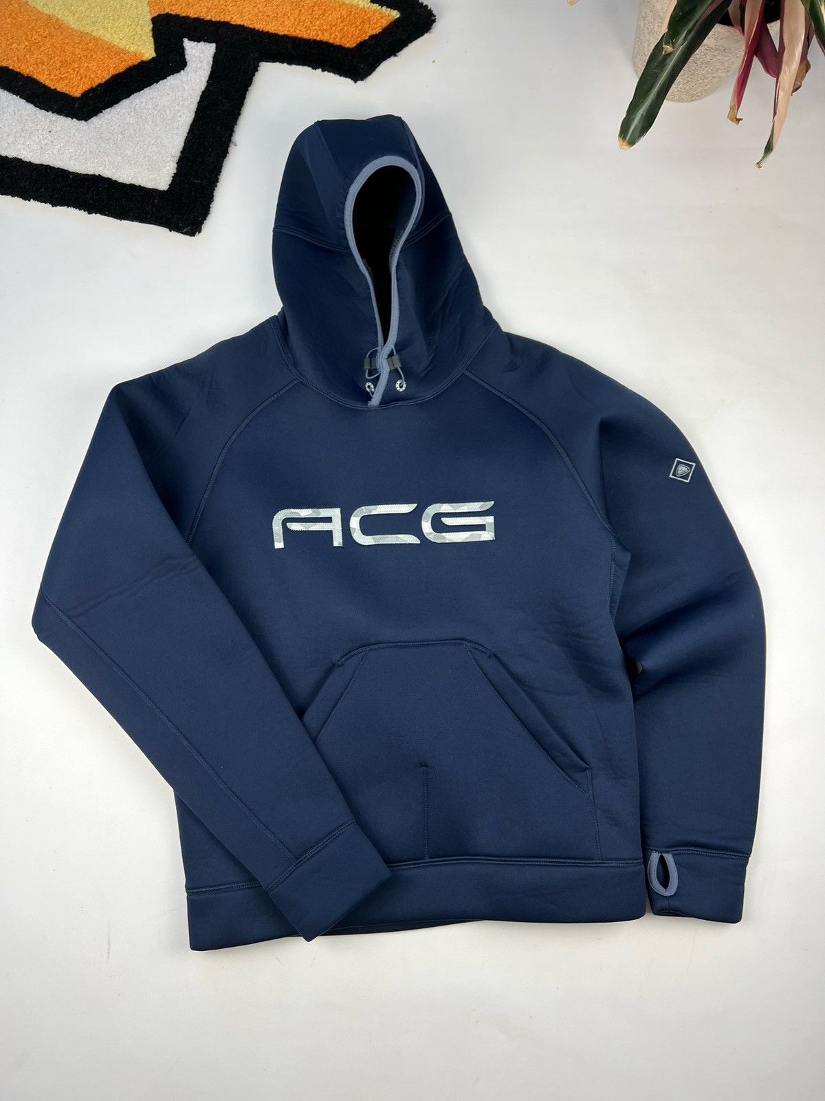 image of Nike Acg Hooded Jacket Hoodie Ninja Gorpcore in Blue, Men's (Size Small)