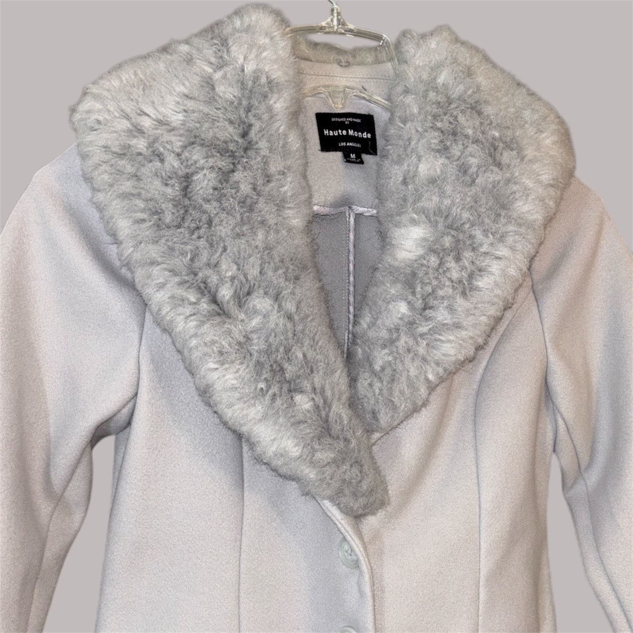 The Unbranded Brand Haute Monde Woven Peacoat Size Medium Size M / US 6-8 / IT 42-44 - 3 Thumbnail