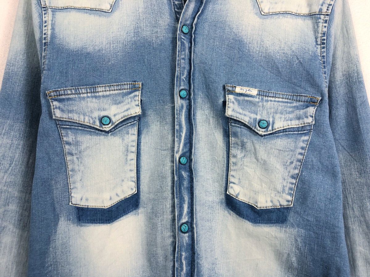 Big John Rare Big John Kurashiki Japan Western Jeans Denim Shirt Size US M / EU 48-50 / 2 - 3 Thumbnail