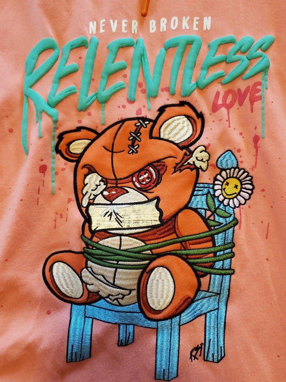 Designer Relentless Love Hoodie, Never Broken XL Size US XL / EU 56 / 4 - 2 Thumbnail