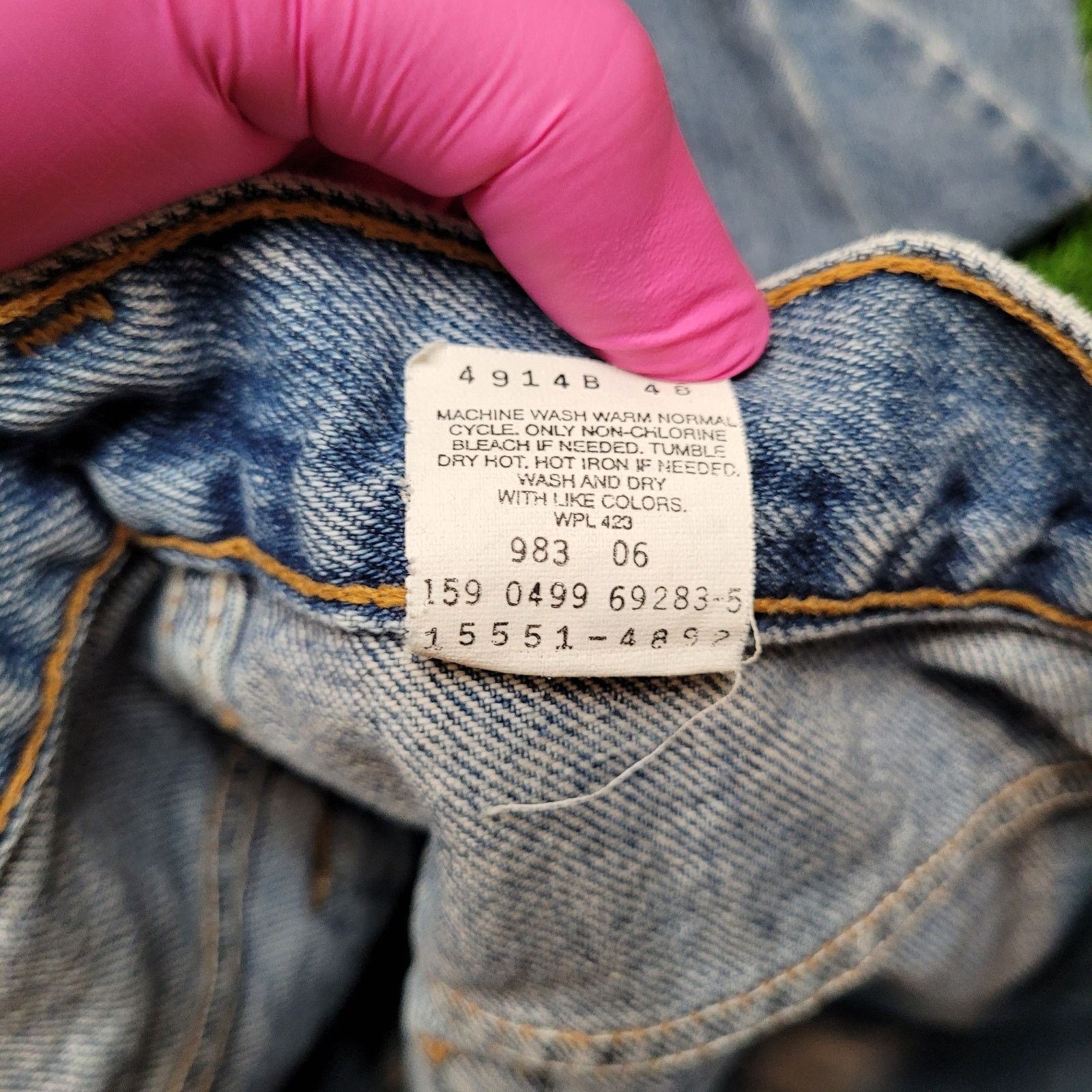 Levi's VTG 90s Levi's 550 Mom Jeans 16P Short 34x29 High Rise 13" Size 34" / US 12 / IT 48 - 7 Thumbnail