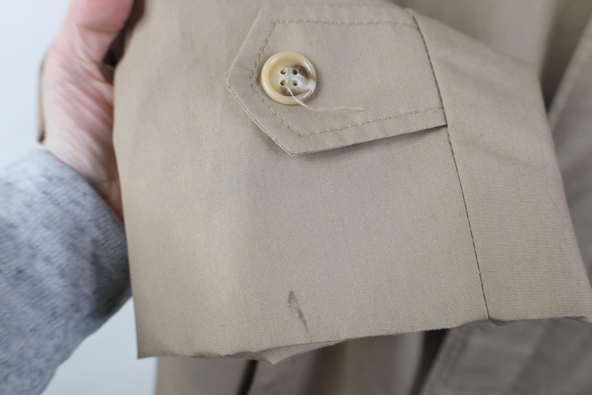 Vintage Vintage 70s Streetwear Trench Coat Rain Jacket Beige USA Size US XXL / EU 58 / 5 - 6 Thumbnail