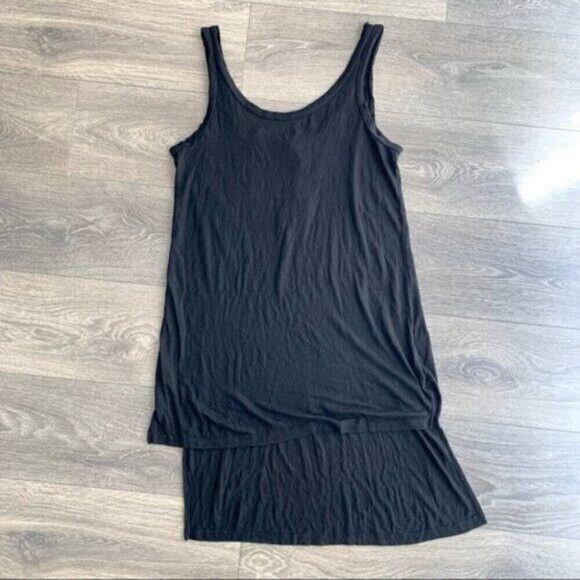 Other LNA Women's Tank Dress High Low Sleeveless Gauze Black XS Size XS / US 0-2 / IT 36-38 - 5 Thumbnail