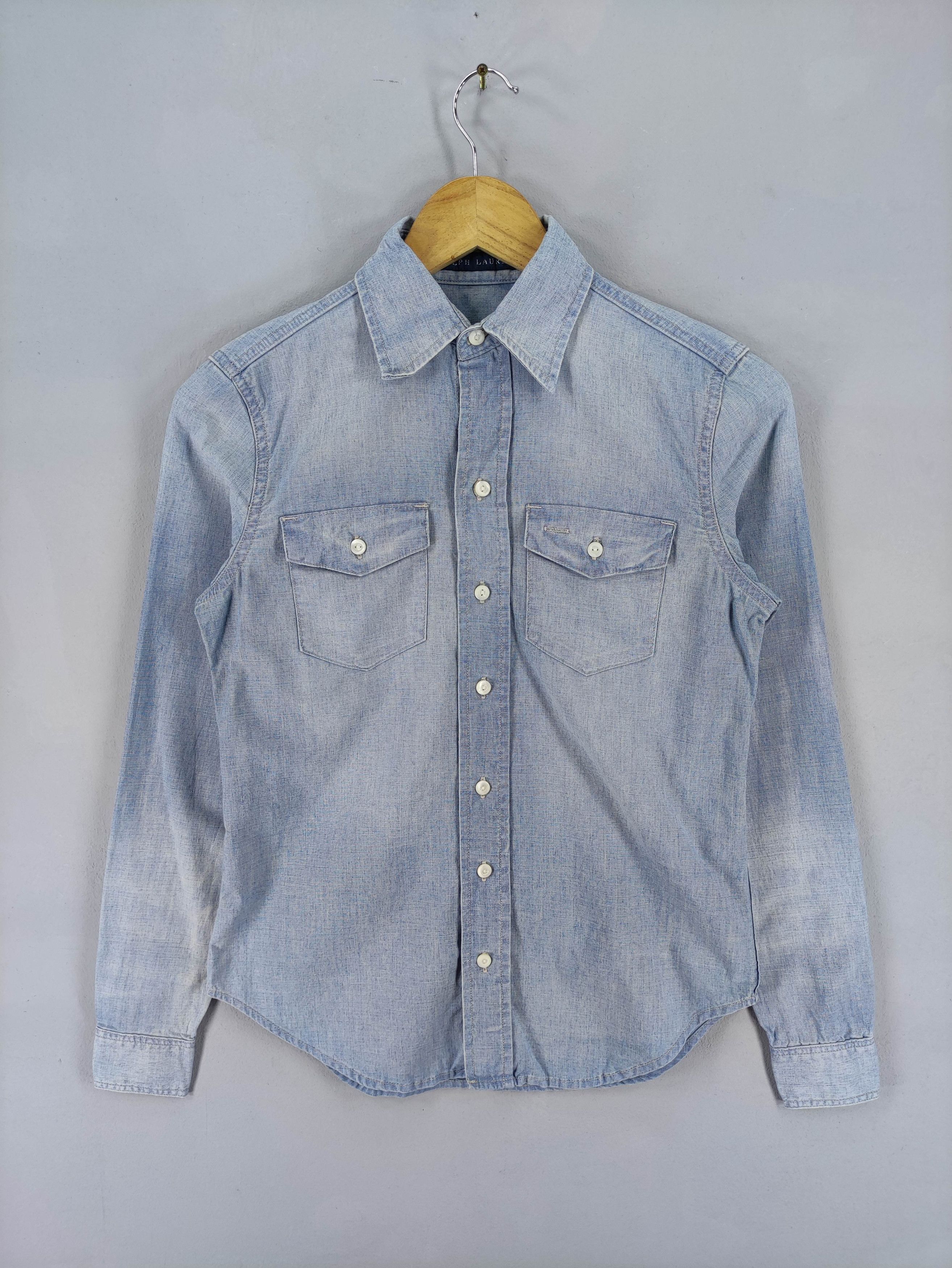 Ralph Lauren Vintage Ralph Lauren Shirts Button Up Long Sleeve Size XS / US 0-2 / IT 36-38 - 1 Thumbnail