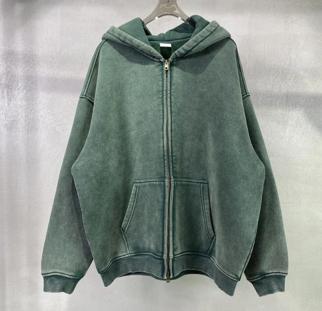 Other Washed Fleece Zippered Hoodie Size US M / EU 48-50 / 2 - 1 Thumbnail