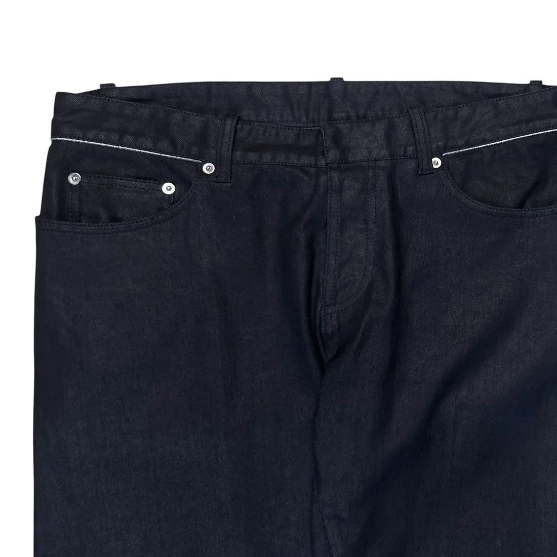 Balenciaga Balenciaga Waist Trimmed Waxed Jeans - SS13 Size US 33 - 4 Thumbnail
