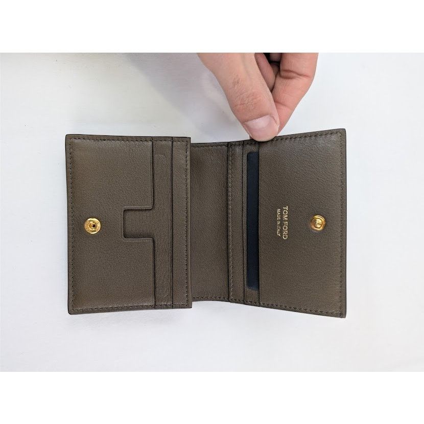 Tom Ford o1rshd1 Size: OS / Mini Wallet in Dark Olive Size ONE SIZE - 5 Thumbnail