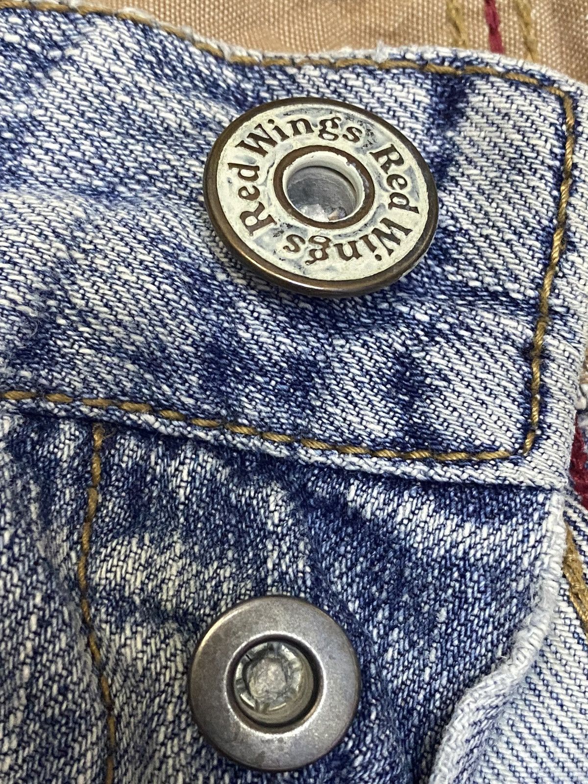 Engineered Garments × Red Wing Vintage Red Wing Faded Wash Punk Style Jeans Size US 32 / EU 48 - 8 Thumbnail