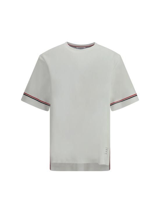 Thom Browne THOM BROWNE Men T-Shirts MJS282AJ0199 100 WHITE Size US M / EU 48-50 / 2 - 1 Thumbnail