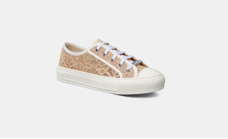 Dior o1w1db11024 Embroidered Walk'n Sneakers in Beige Size US 8 / IT 38 - 2 Thumbnail