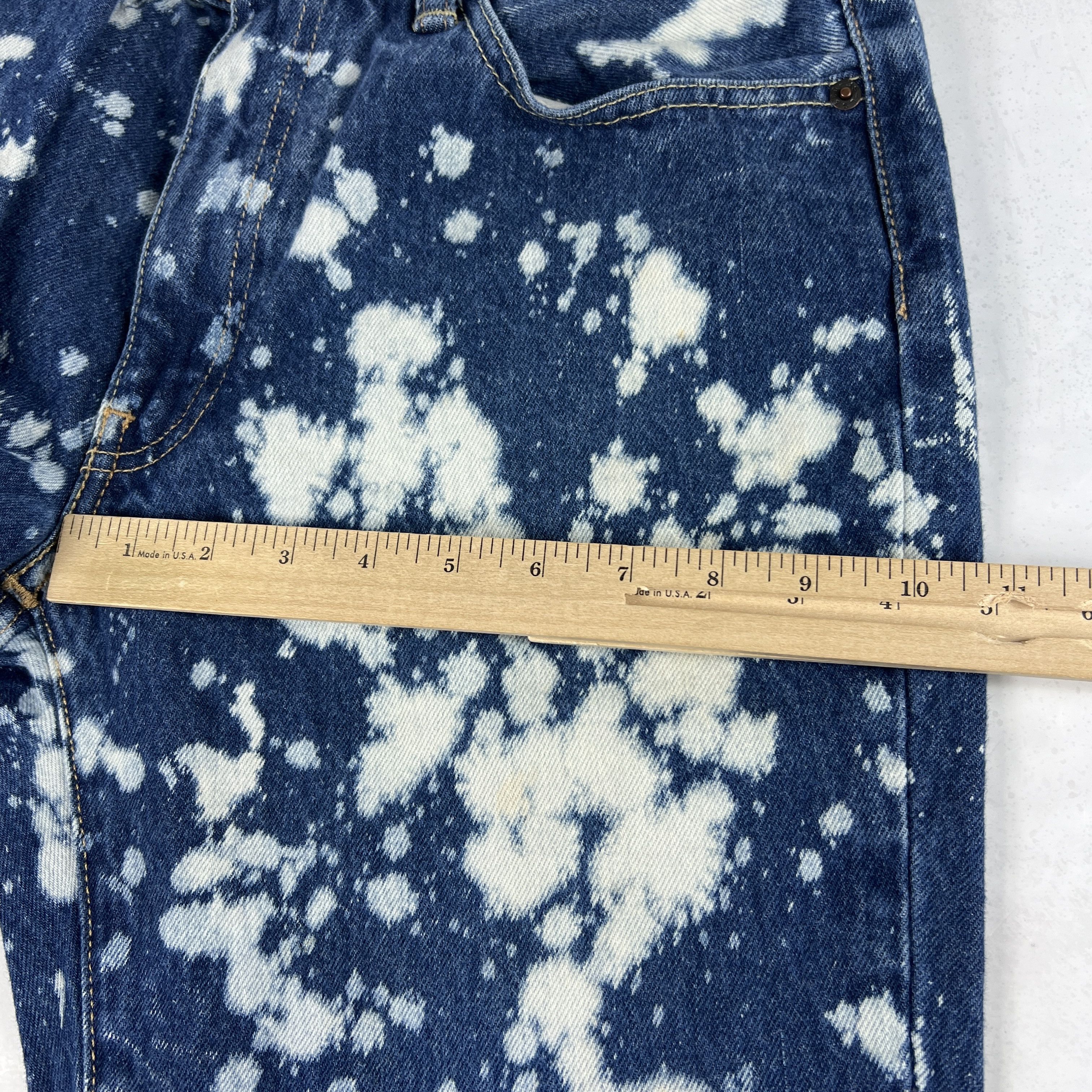 Levi's Levi's Jeans Men 541 Athletic Tapered Blue Bleached Denim Size US 33 - 23 Thumbnail