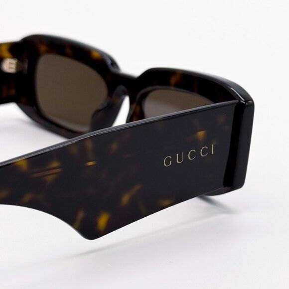 Gucci NEW GUCCI SUNGLASSES GG1426S 002 HAVANA WOMEN EYEWEAR GUCCI Size ONE SIZE - 7 Thumbnail