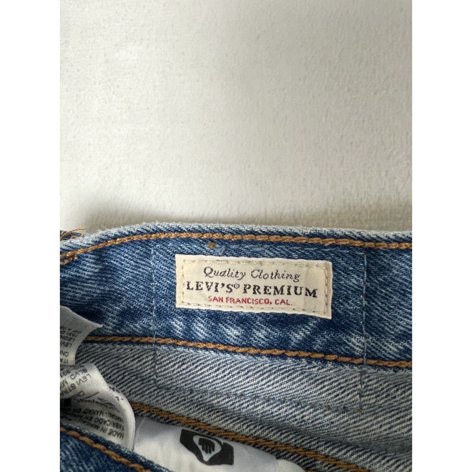 Levi's Levi's 501 Jeans Women 29x28 Blue Premium Distressed High Rise Denim Size 29" - 5 Thumbnail