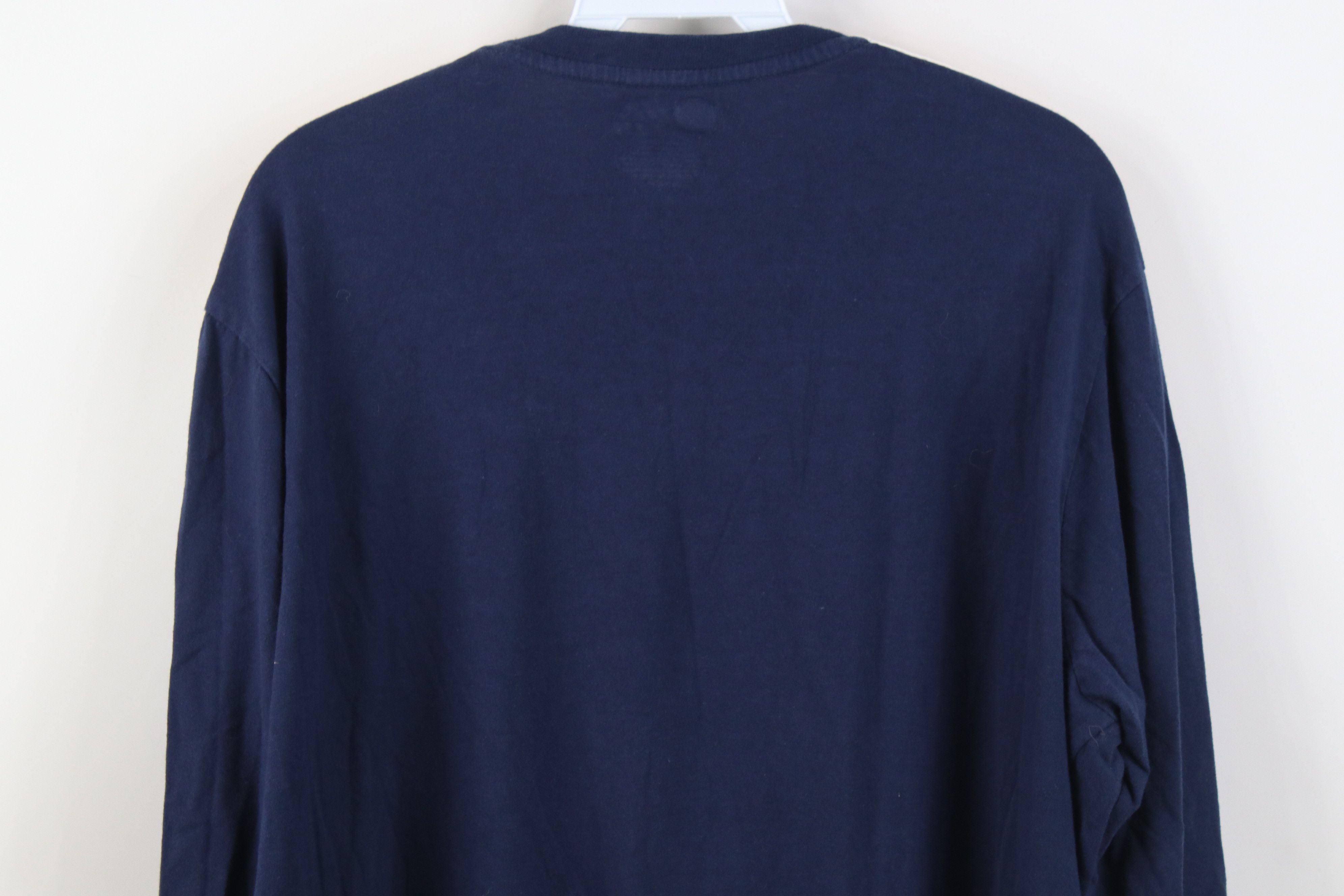 Majestic Vintage Y2K Majestic Sabres Hockey Long Sleeve T-Shirt Blue Size US XL / EU 56 / 4 - 12 Thumbnail