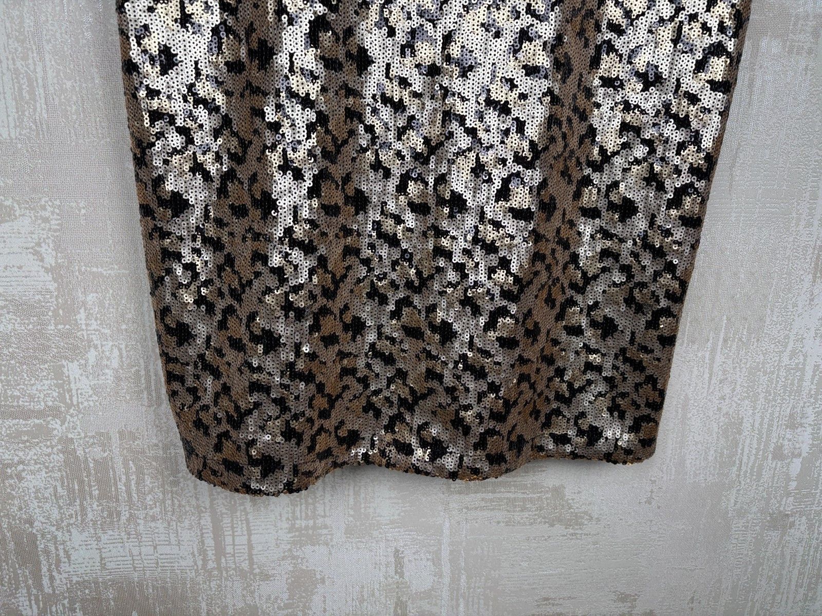 Jaded London Jaded London Sequin Top T-Shirt Gold Glam Party Festival Size US L / EU 52-54 / 3 - 14 Thumbnail