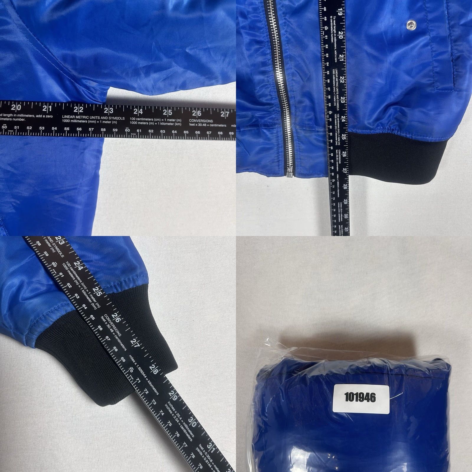 NANGA VINTAGE Bleecker & Mercer Bear Gang Bomber Jacket Nylon Blue Flow Size M Classic Unisex Adults Zip Pockets Full Zip Campaign/Theme Gang Size US M / EU 48-50 / 2 - 9 Thumbnail