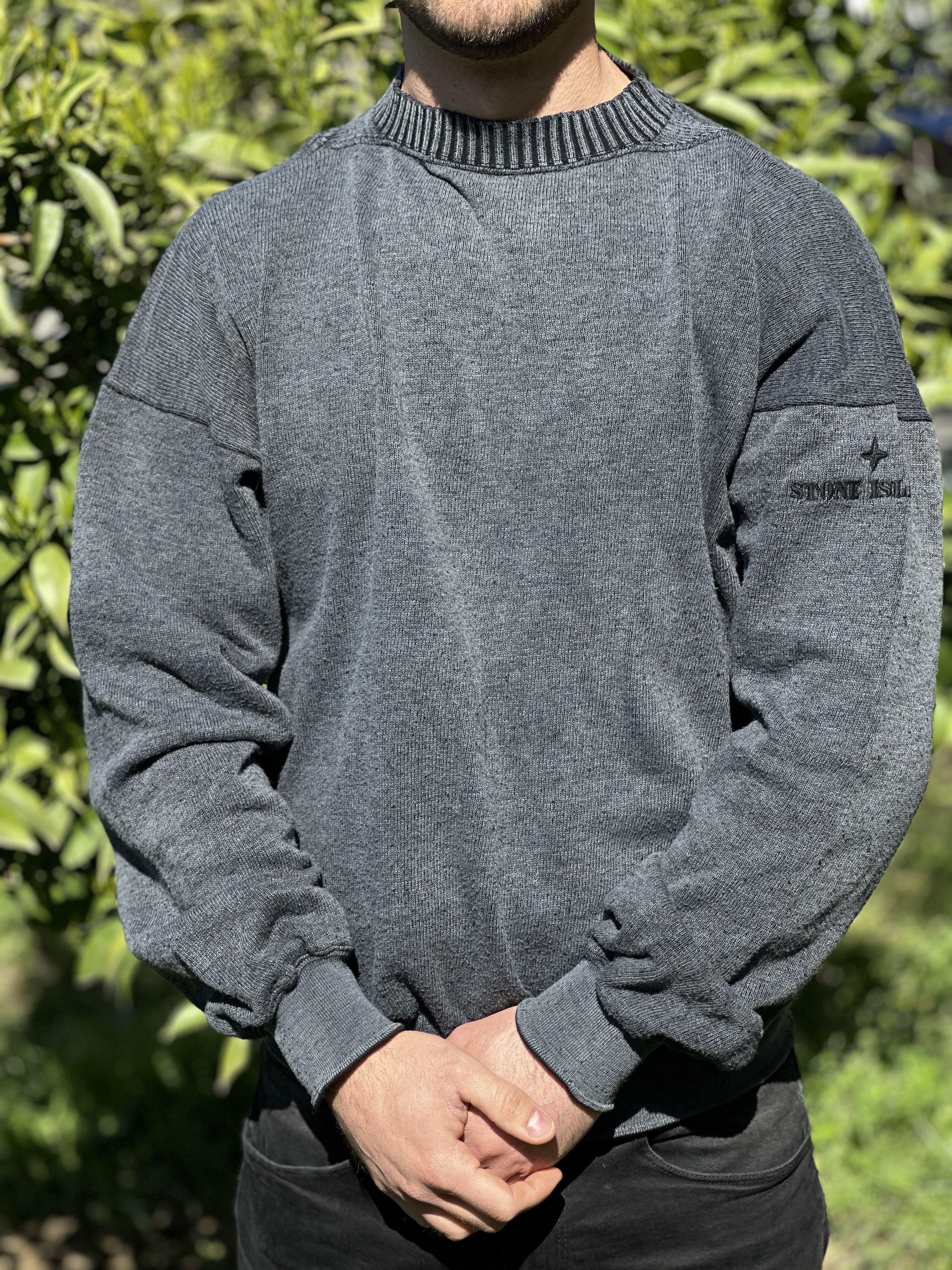 Stone Island Archive 1998 Stone Island Marina Collection Sweater Size L Size US L / EU 52-54 / 3 - 6 Thumbnail