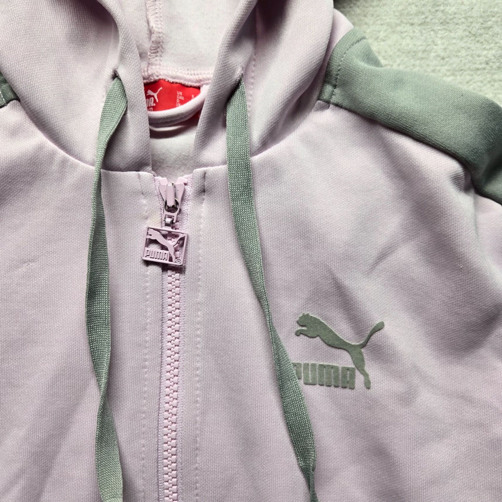 Puma PUMA Hoodie Pink Full Zip Sweatshirt Adult Women Size S Small Womens Pink Zip Front Sweater Activewear Size S / US 4 / IT 40 - 2 Thumbnail