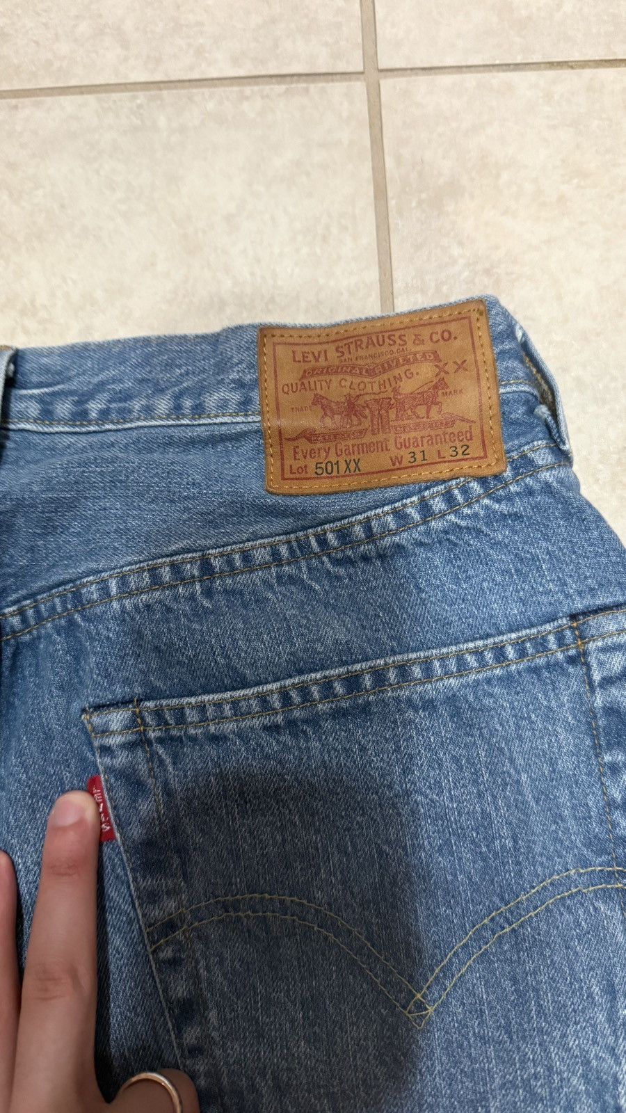 Levi's Vintage Clothing 1947 501 Levi’s Jeans Size US 31 - 3 Thumbnail