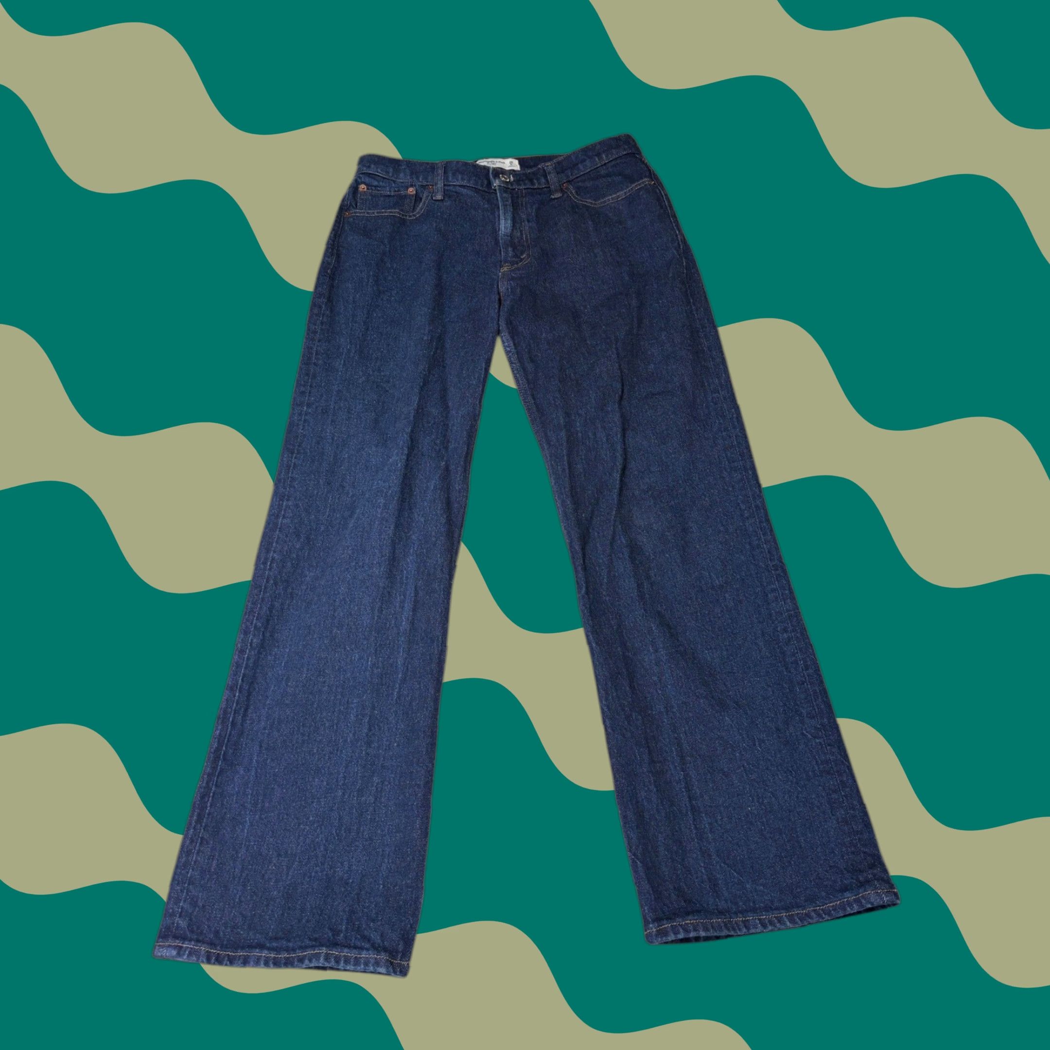 Abercrombie & Fitch VINTAGE Abercrombie Fitch Baggy Low Rise Dark Wash Jeans Women 32X29 Denim Jeans Baggy Fit Low Rise Dark Wash Abercrombie Fitch Jeans Women 32 Size 24" / US 00 / IT 34 - 1 Thumbnail