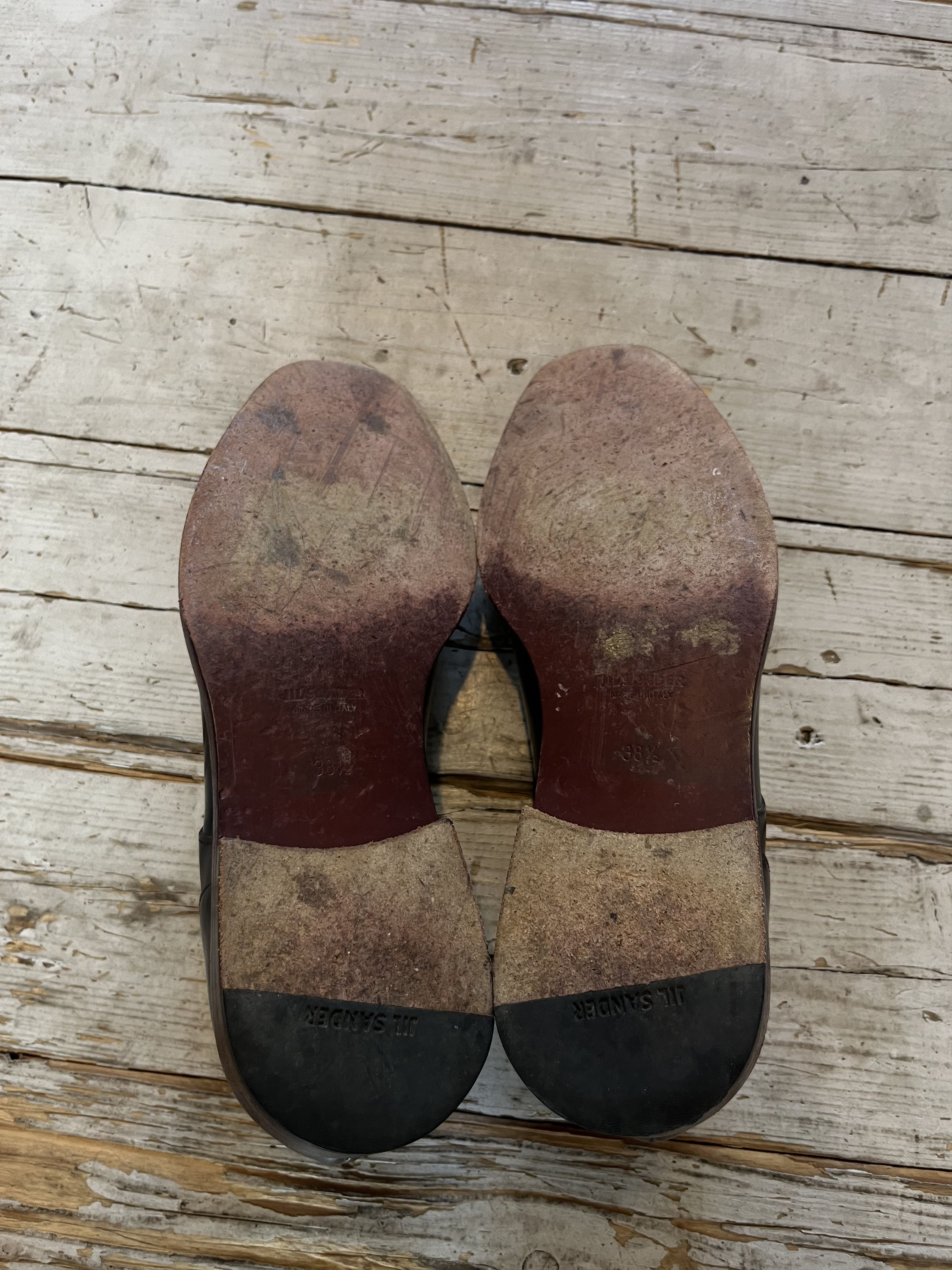 Jil Sander × Raf Simons Jil Sander x Raf Simons Cherry Red Leather Shoes Size US 8.5 / IT 38.5 - 7 Thumbnail
