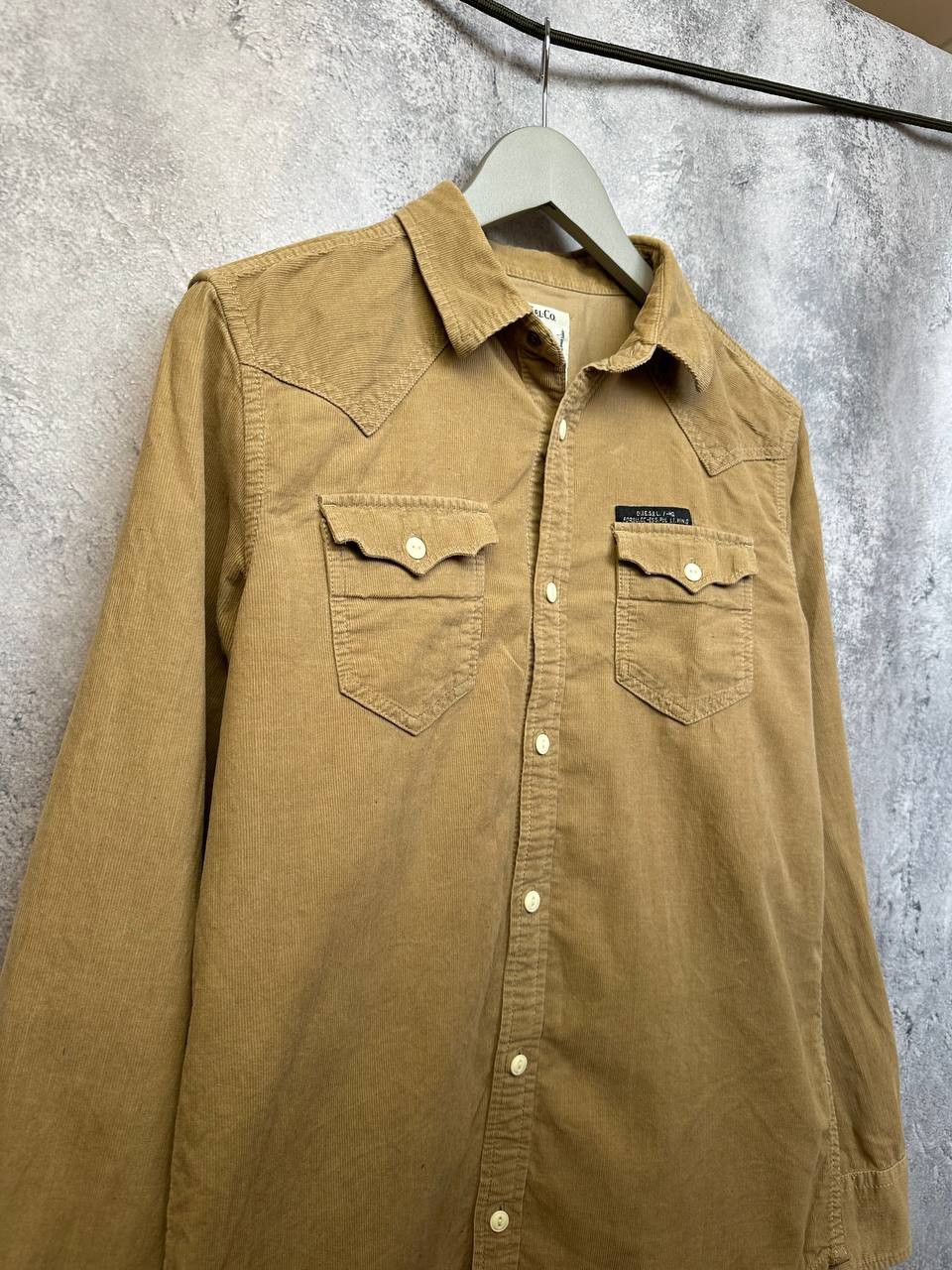 Diesel Diesel Co. Western Corduroy Shirt Vintage Camel Brown Size US S / EU 44-46 / 1 - 4 Thumbnail