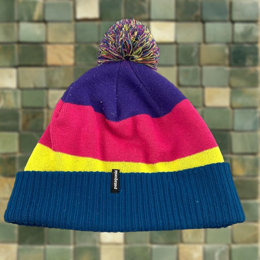 Patagonia Patagonia Beanie Hat Cap Women Chunky Knit Rib Outdoor Cabin Workwear Hat Size ONE SIZE - 1 Thumbnail