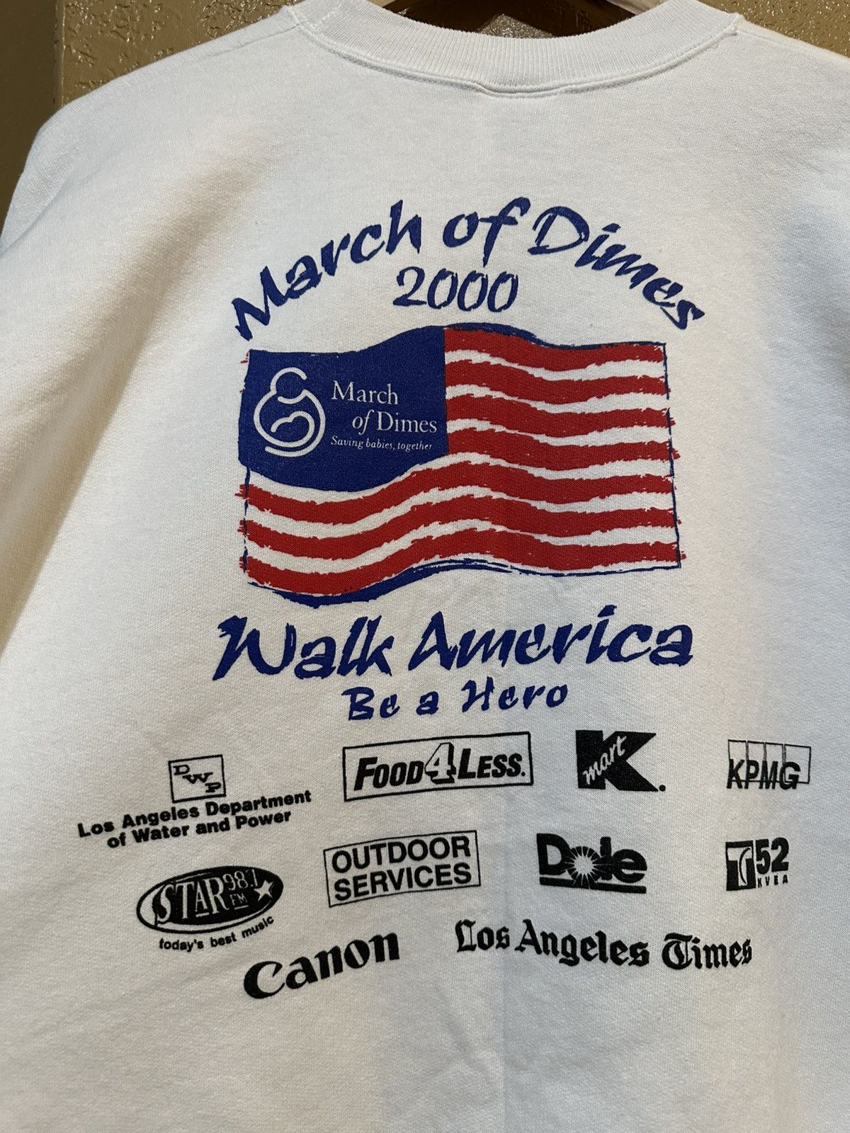 Vintage 🇺🇸 Vintage March of Dimes Walk Sweatshirt XL Size US XL / EU 56 / 4 - 3 Thumbnail