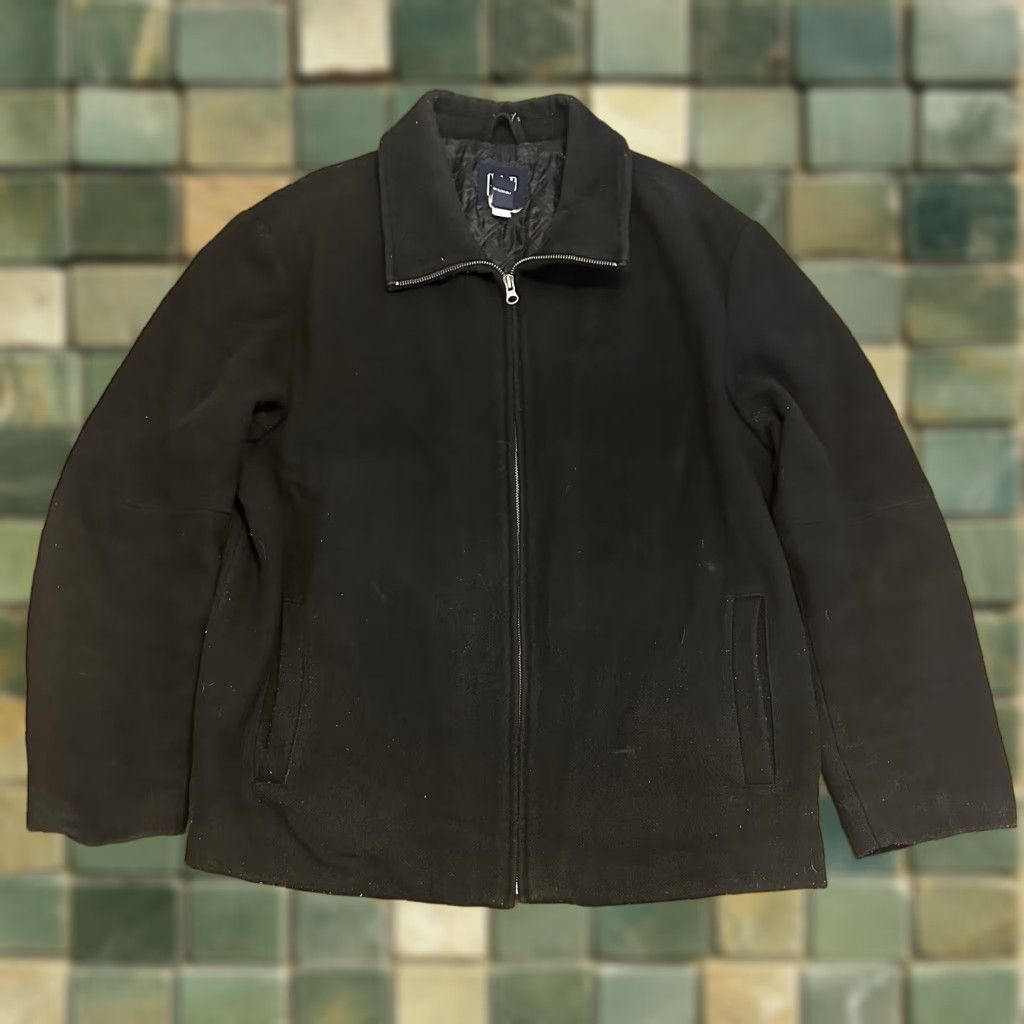 Gap × Kanye West Yeezy gap round jacket v1 black size large | Grailed