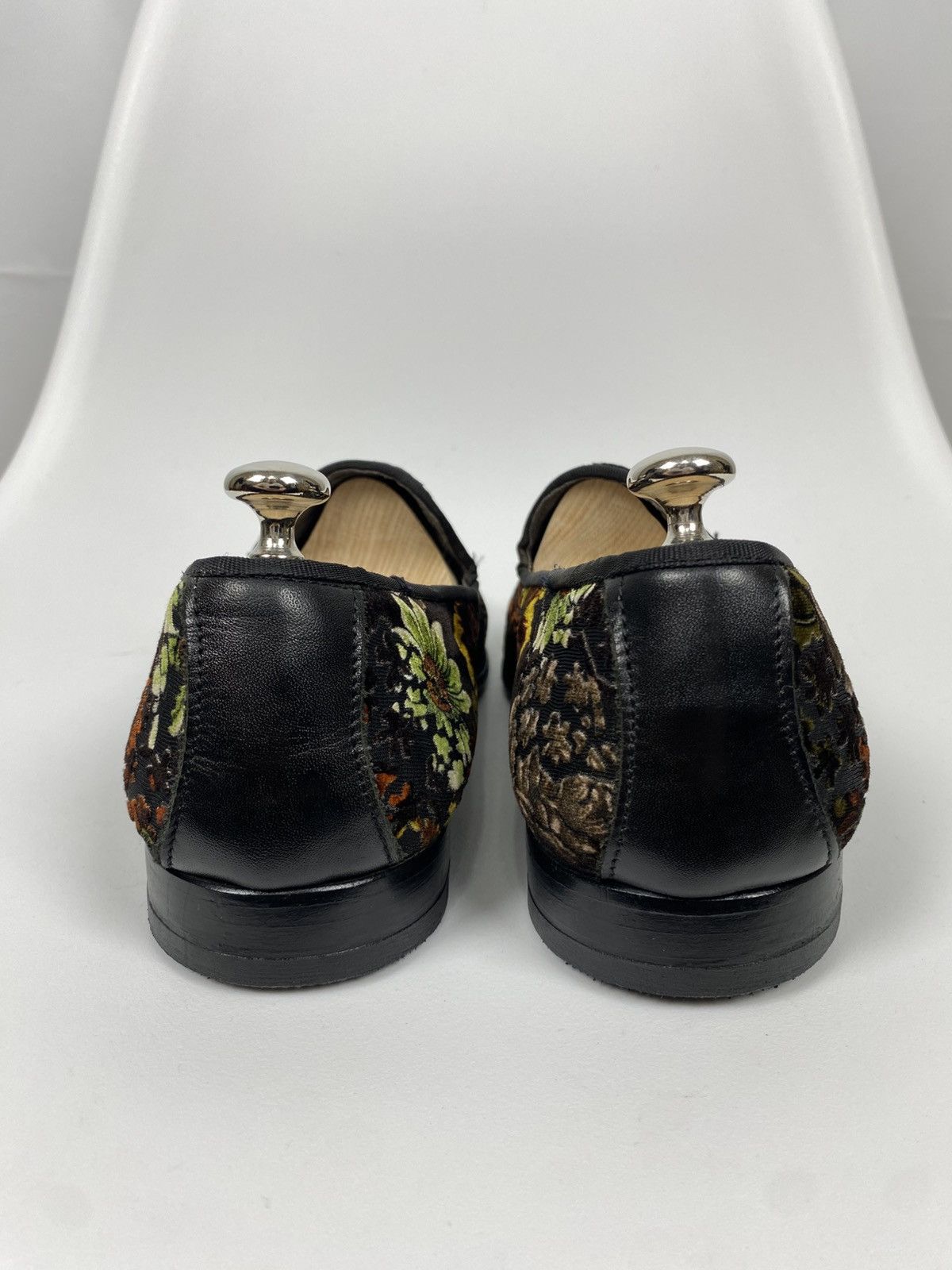 Other Re Ferdinando Italy Velour Loafers Embroidered Baroque 43 Size US 10 / EU 43 - 4 Thumbnail