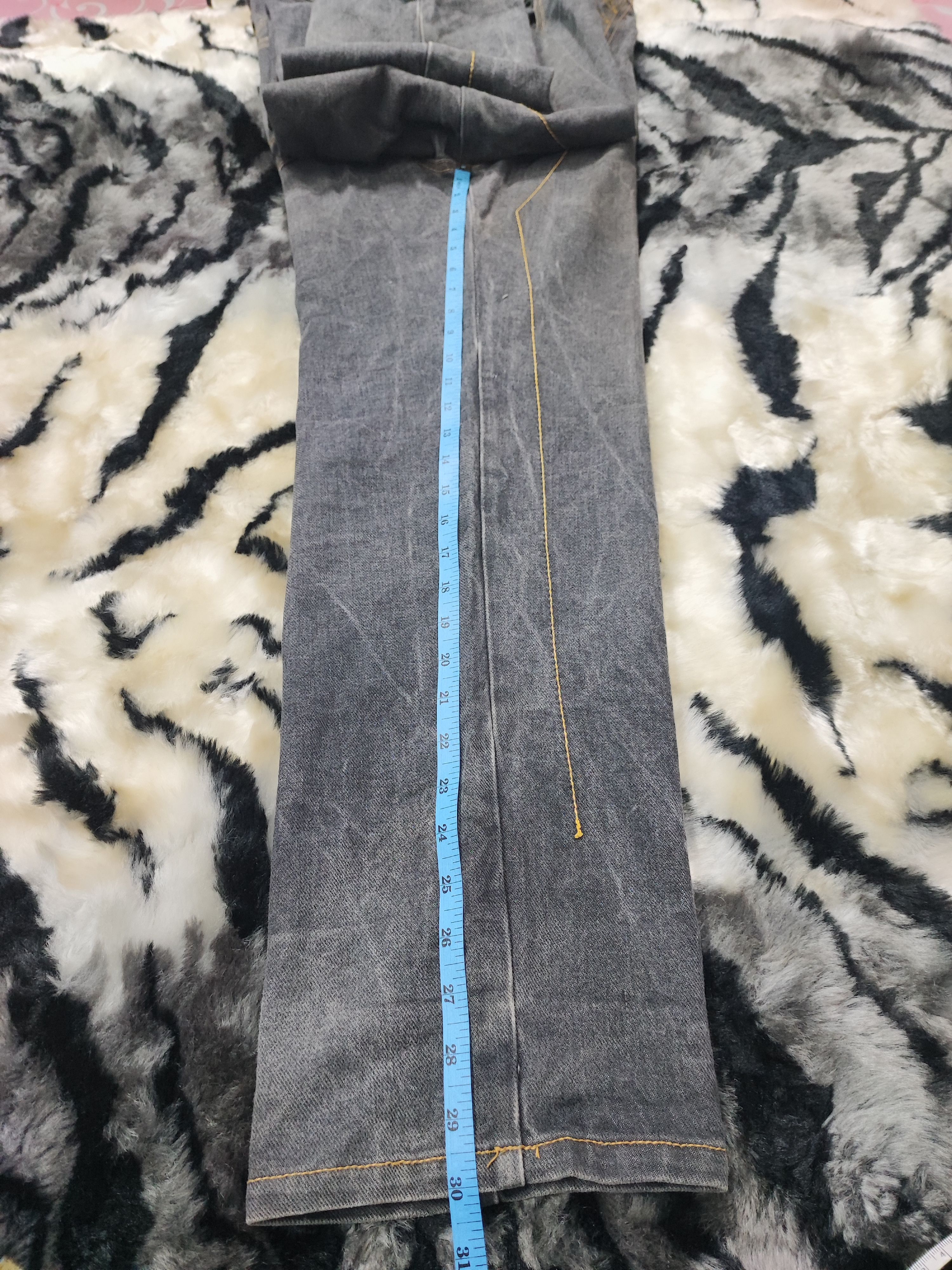 If Six Was Nine × Jean × Le Grande Bleu (L.G.B.) Double Knee Jeans Pants Japanese Size US 33 - 9 Thumbnail