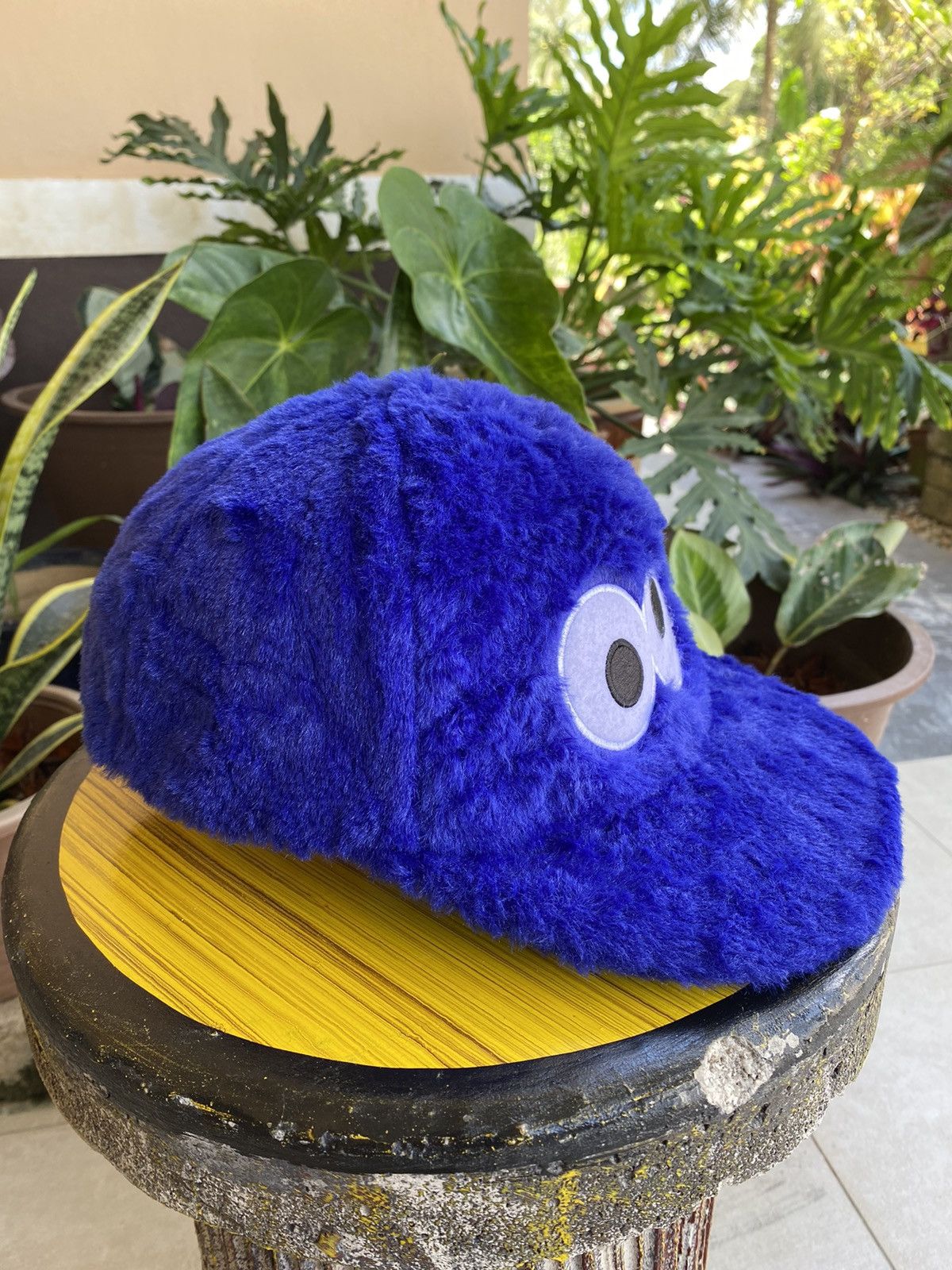 Vintage Vintage Sesame Street Cookie Monster Eye Snapback Size ONE SIZE - 2 Thumbnail