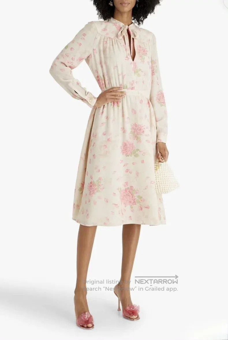 Valentino Valentino Long sleeve dress print Size S / US 4 / IT 40 - 2 Thumbnail