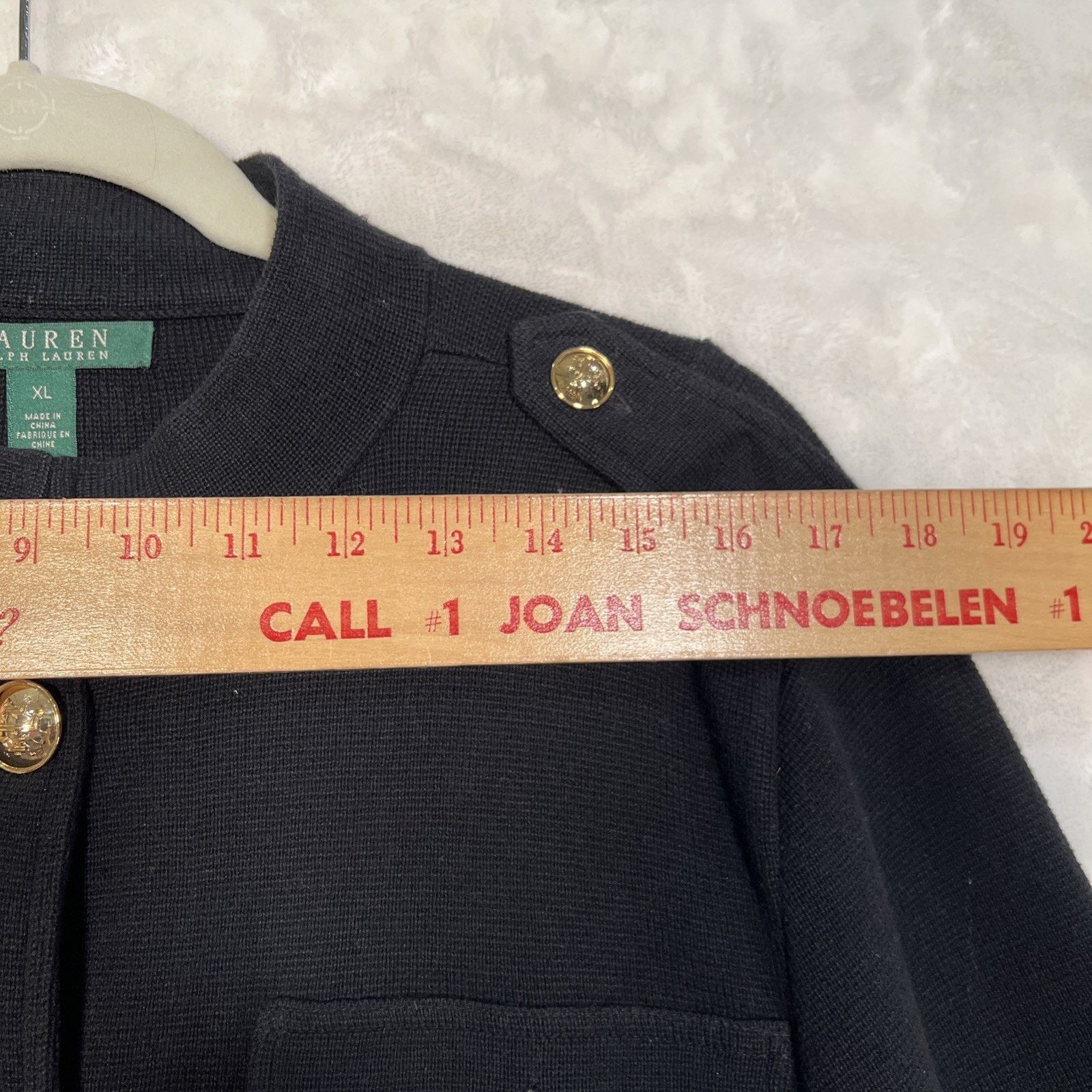 Lauren Ralph Lauren Lauren Ralph Lauren Blue Military Style Sweater w/Gold Size XL / US 12-14 / IT 48-50 - 8 Thumbnail