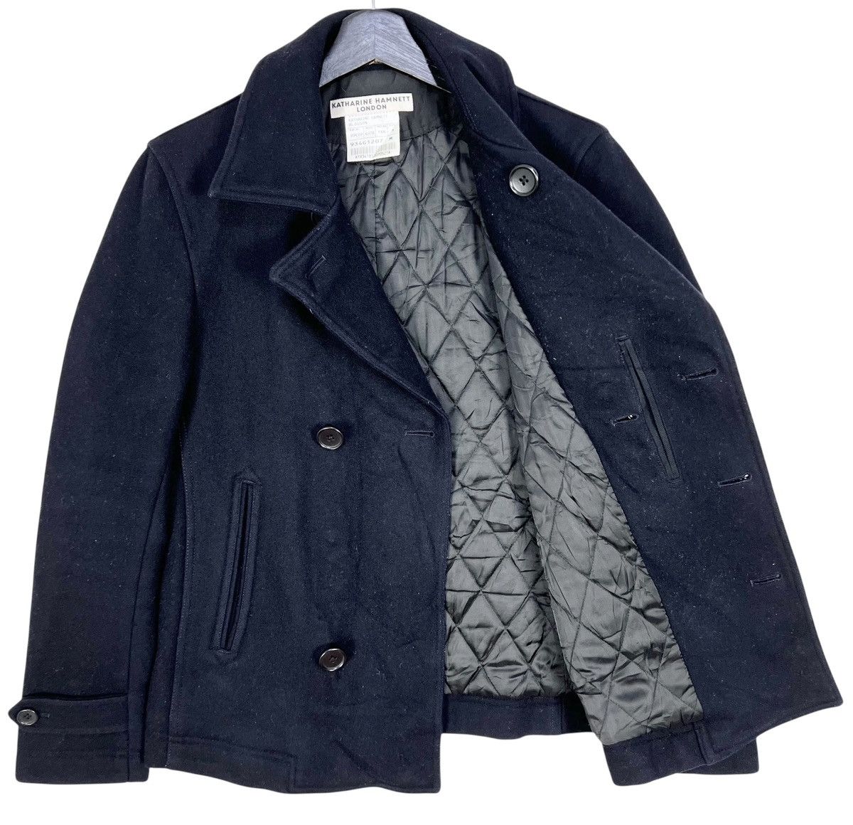 Designer × Katharine Hamnett London Katharine Hamnett London Blouson Women Wool Peacoat Size M / US 6-8 / IT 42-44 - 8 Thumbnail