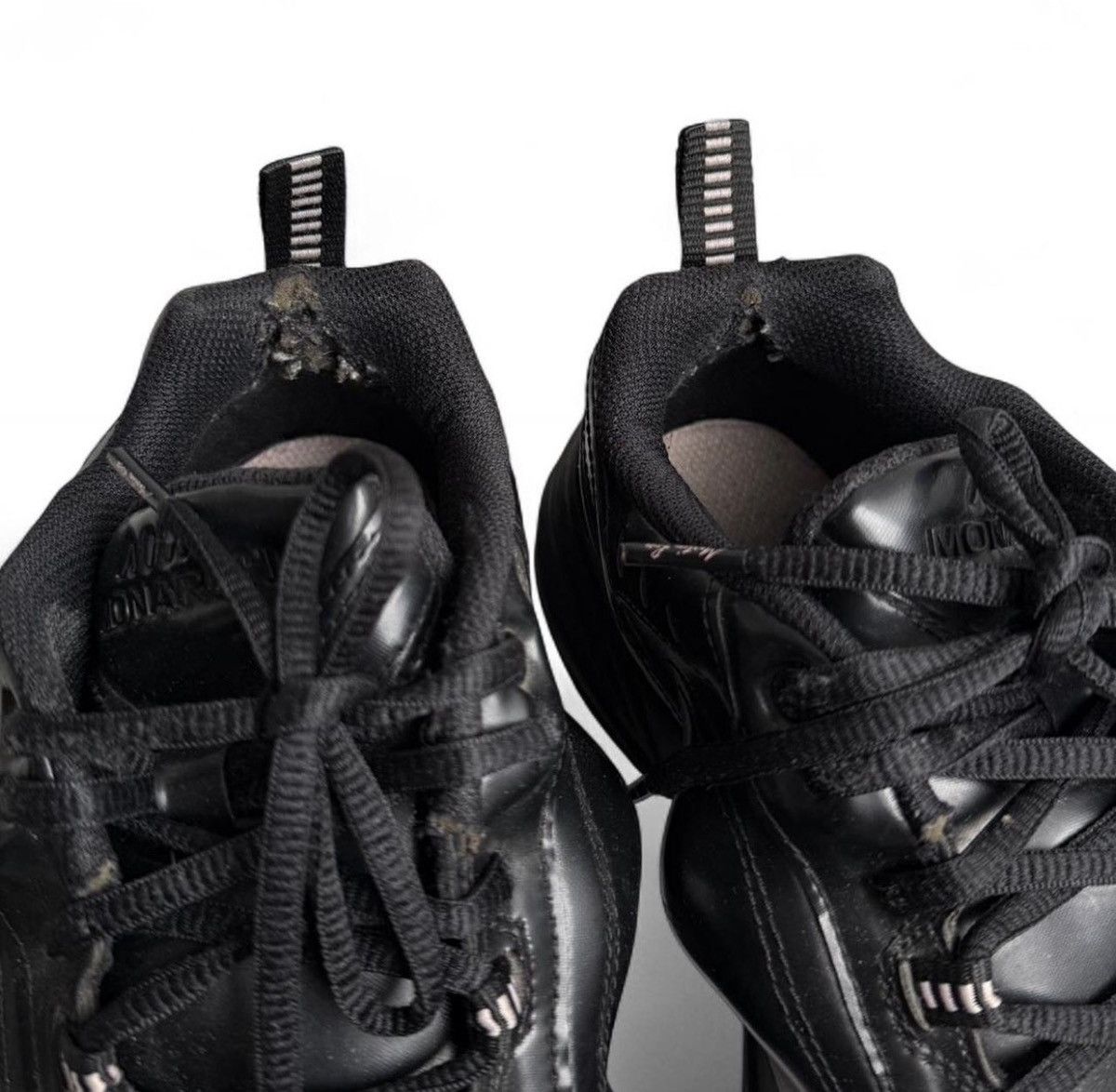 Martine Rose × Nike Nike Air Monarch IV Martine Rose Triple Black Men’s Size US 6 / EU 39 - 9 Thumbnail
