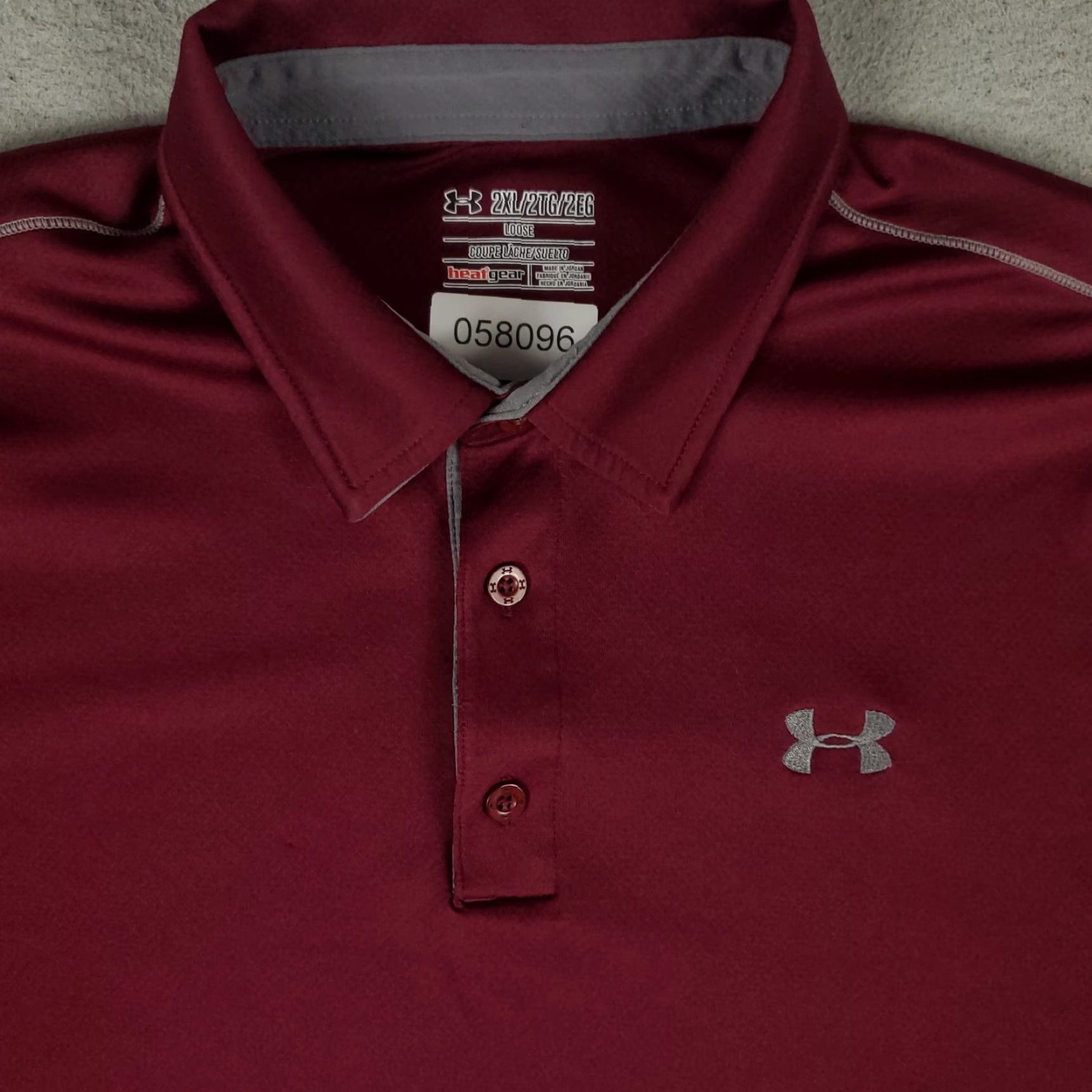 Under Armour Under Armour Polo Shirt Mens 2XL Red Golf Casual Short Sleeve Polo Size US XXL / EU 58 / 5 - 2 Thumbnail